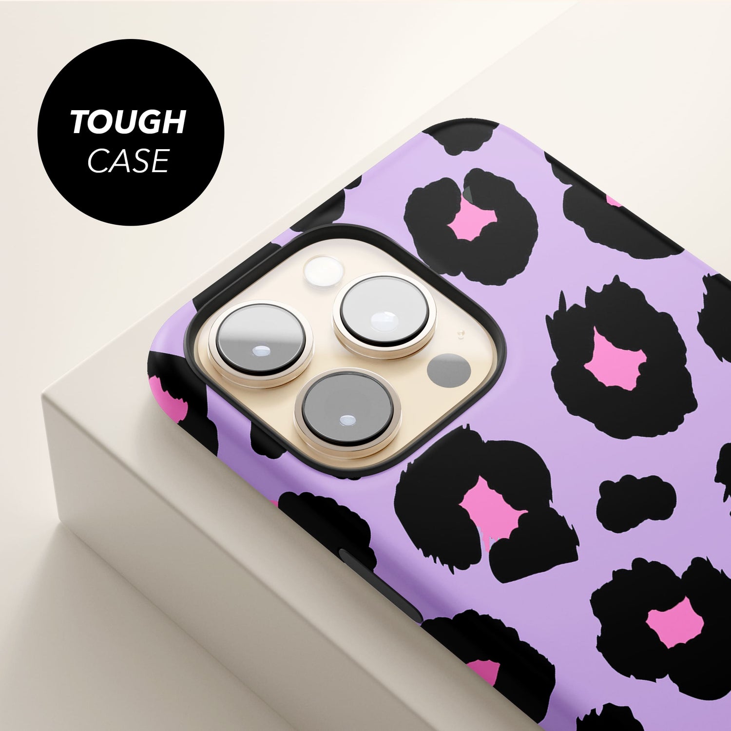 Purple Personalised Leopard Print Phone Case  Phone Case