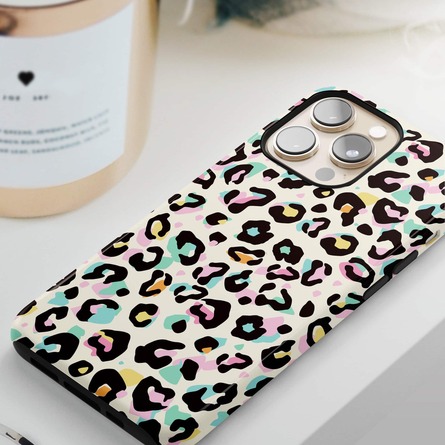 Rainbow Spot Pattern Leopard Print Case Phone Case