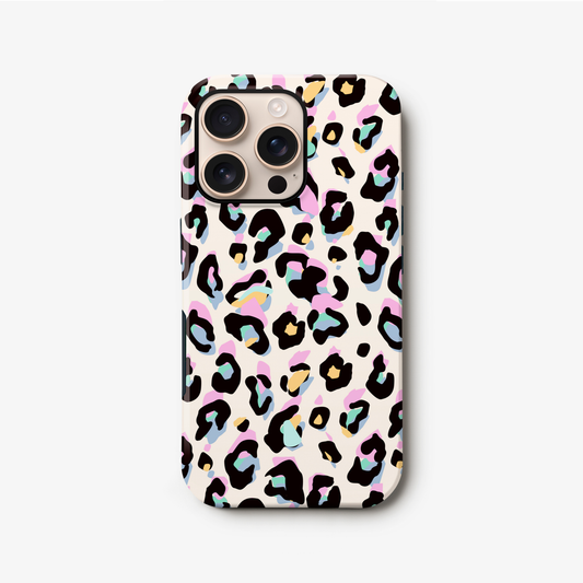 Multicolour Ditsy Leopard Print Phone Case iPhone 16 Phone Case