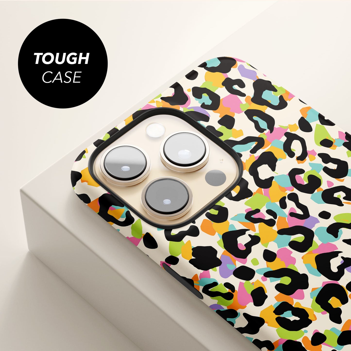 Abstract Rainbow Leopard Spots Personalised Case  Phone Case
