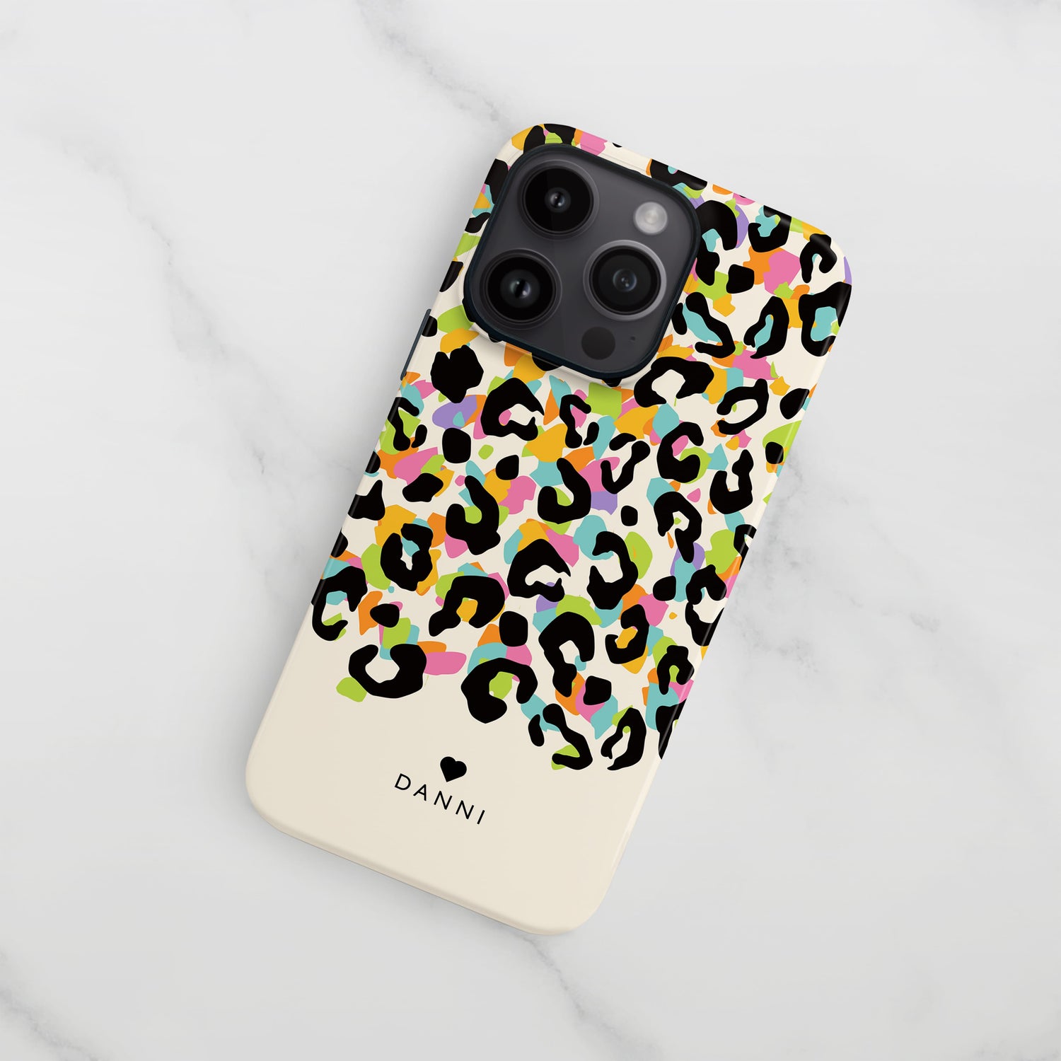 Abstract Rainbow Leopard Spots Personalised Case  Phone Case