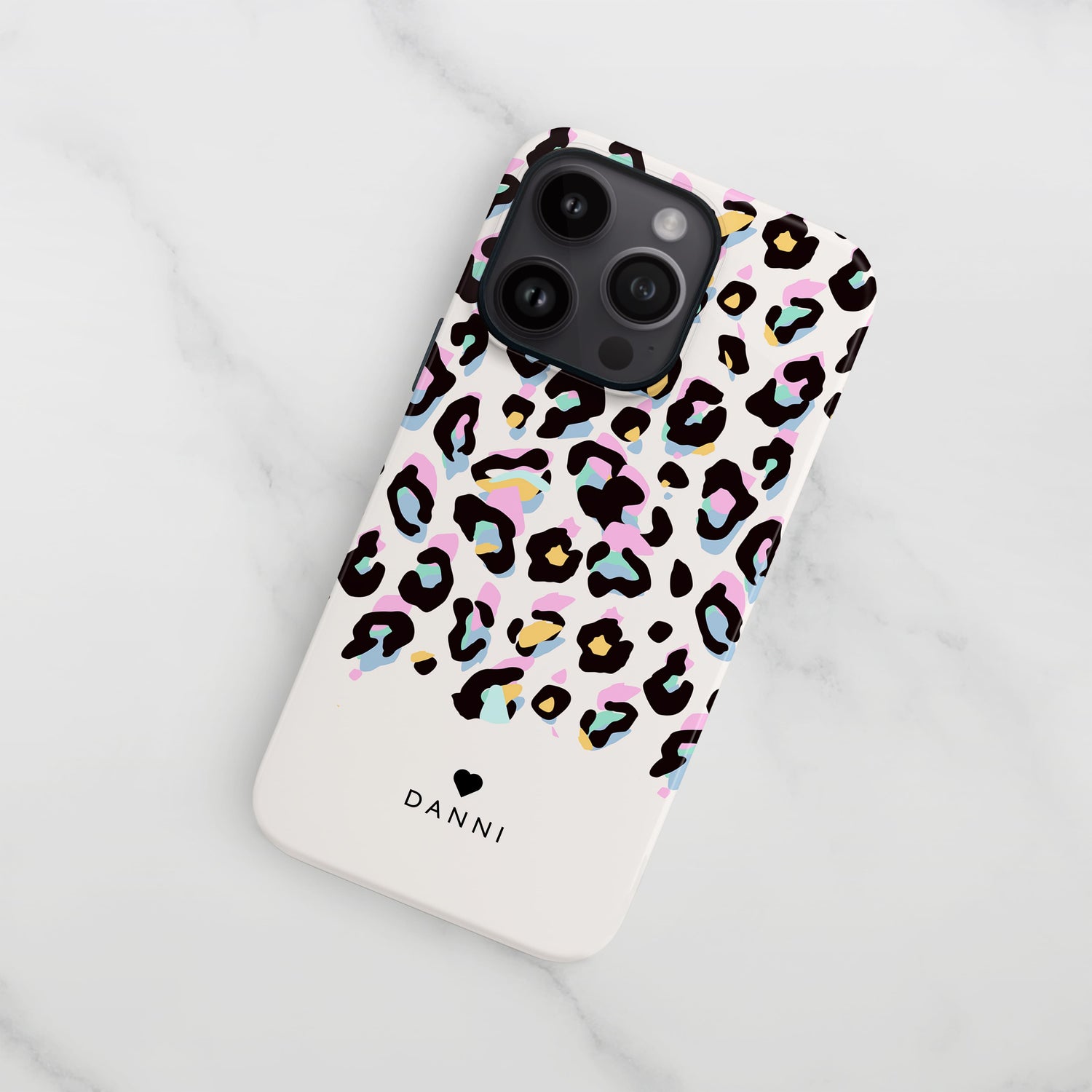 Custom Rainbow Leopard Print Phone Case  Phone Case