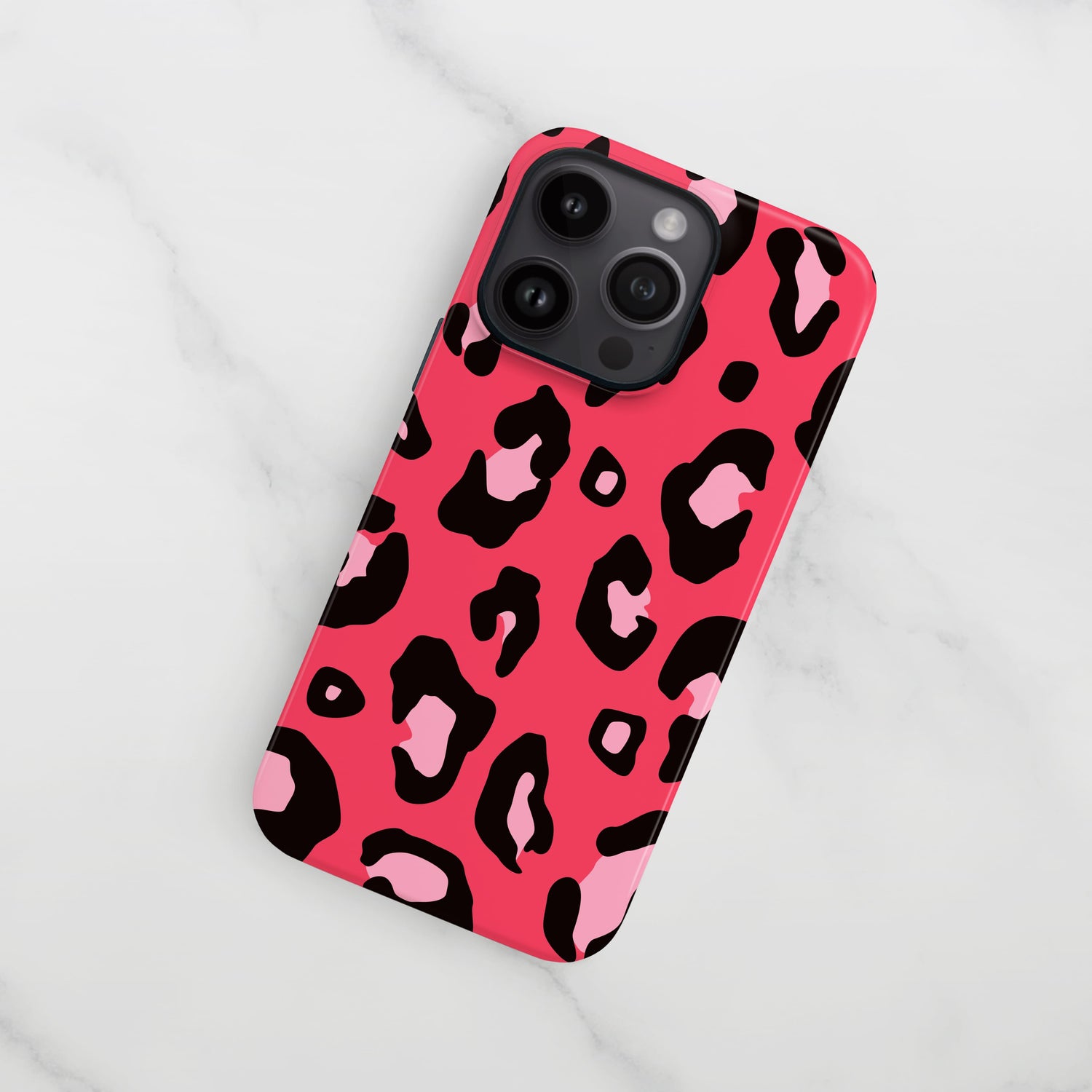 Red and Pink Leopard Spot Pattern Case  Phone Case