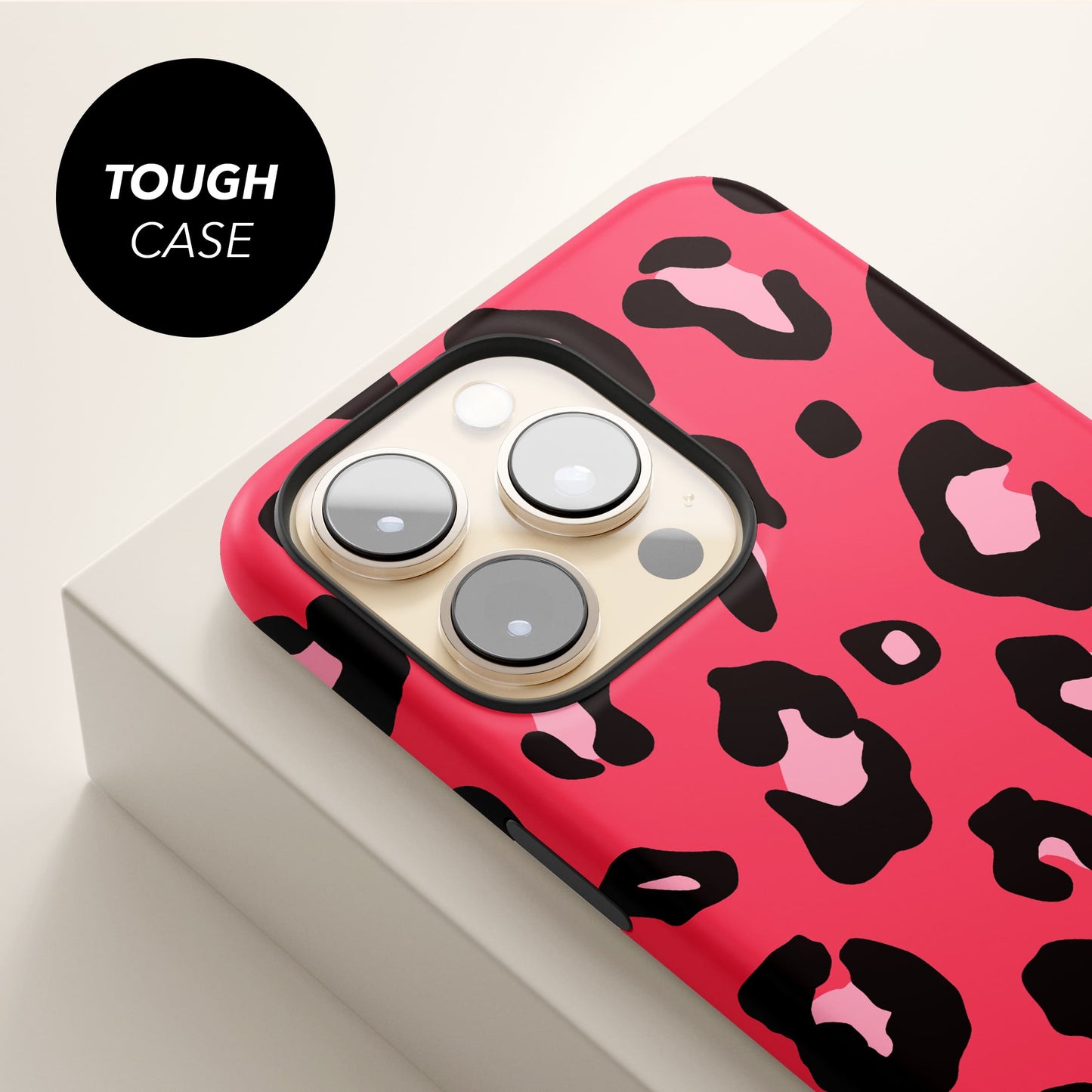 Red and Pink Leopard Spot Pattern Case  Phone Case