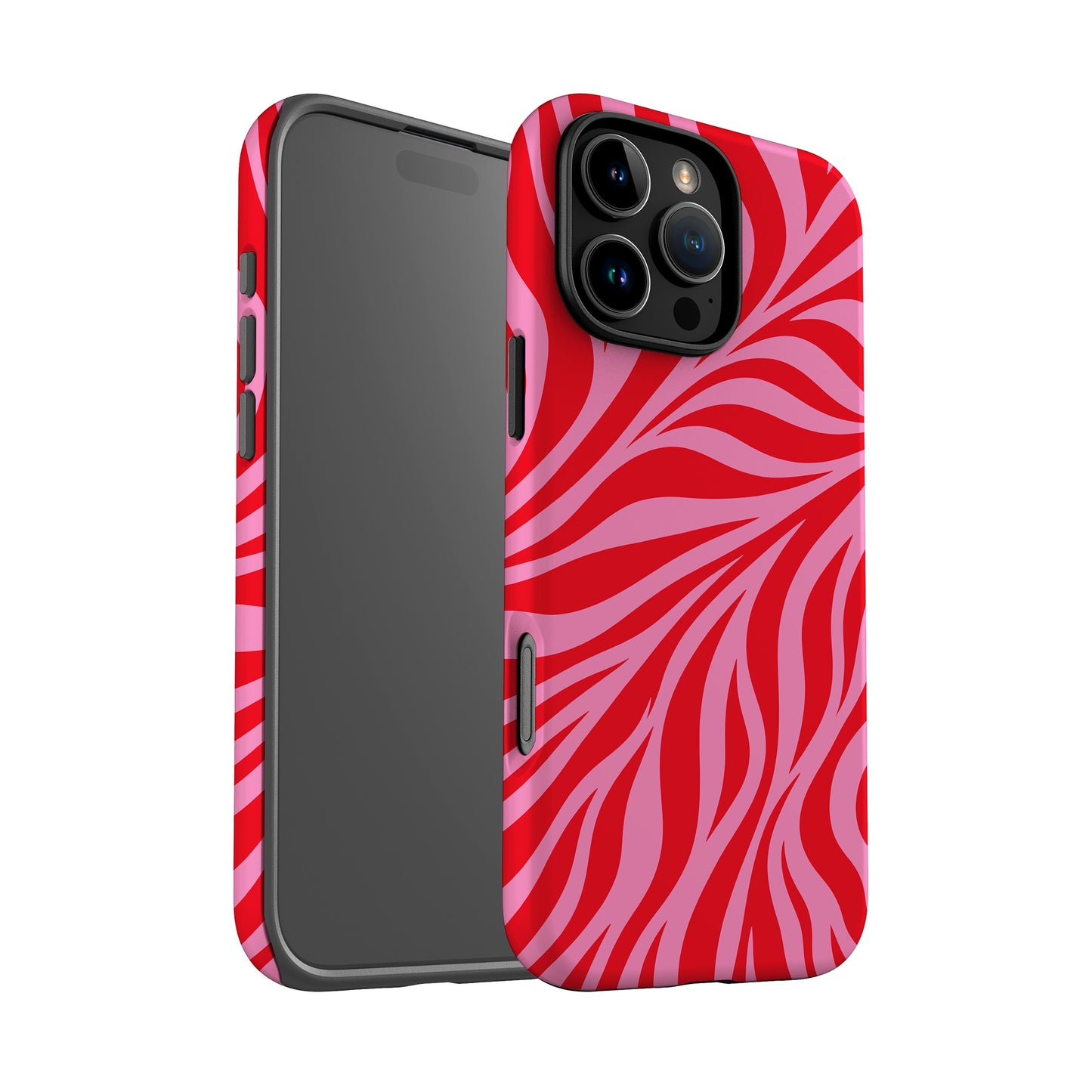 Red & Pink Zebra Print Case Phone Case