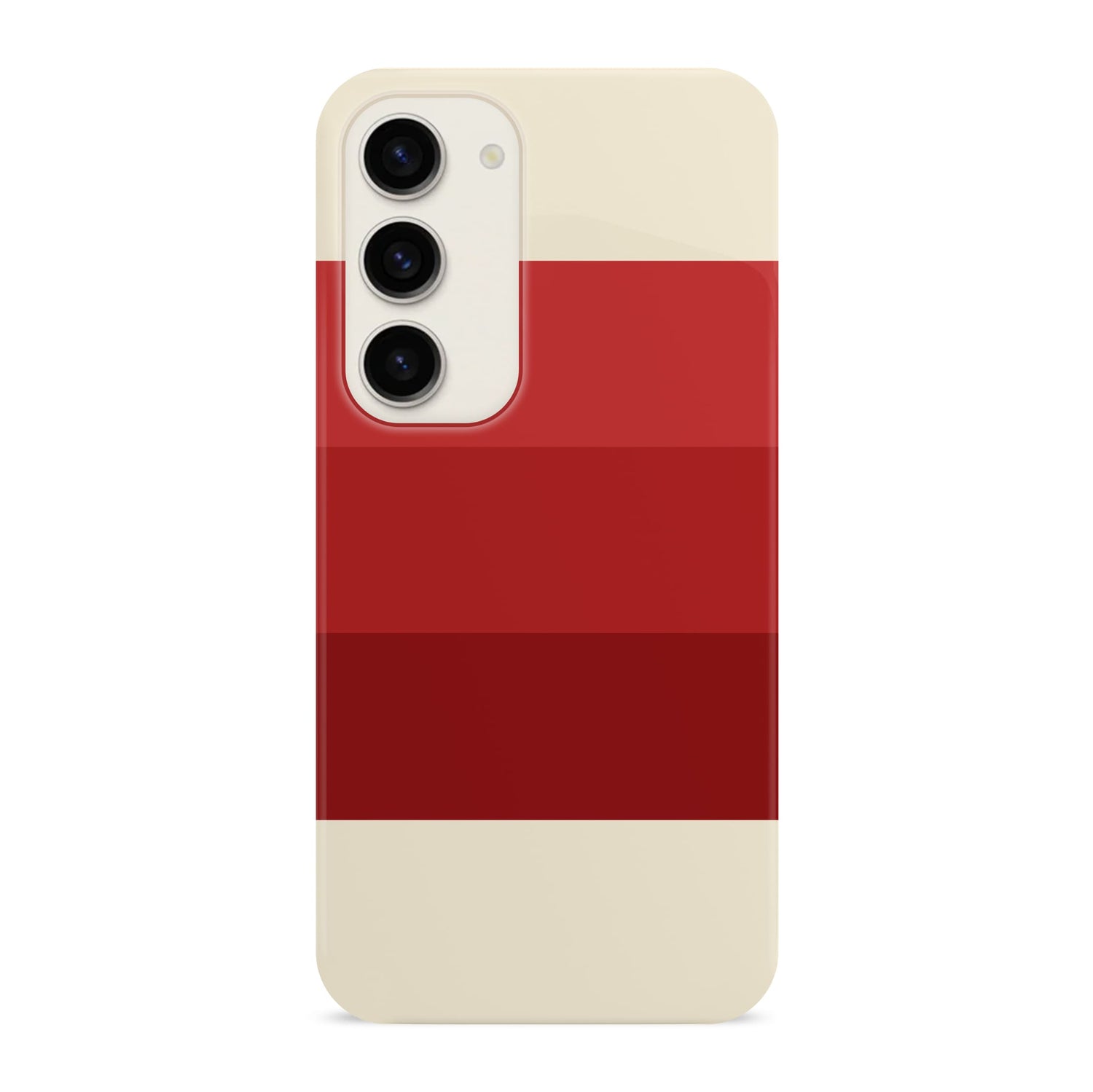 Red Stripe Pattern Case Samsung Galaxy S23 Phone Case