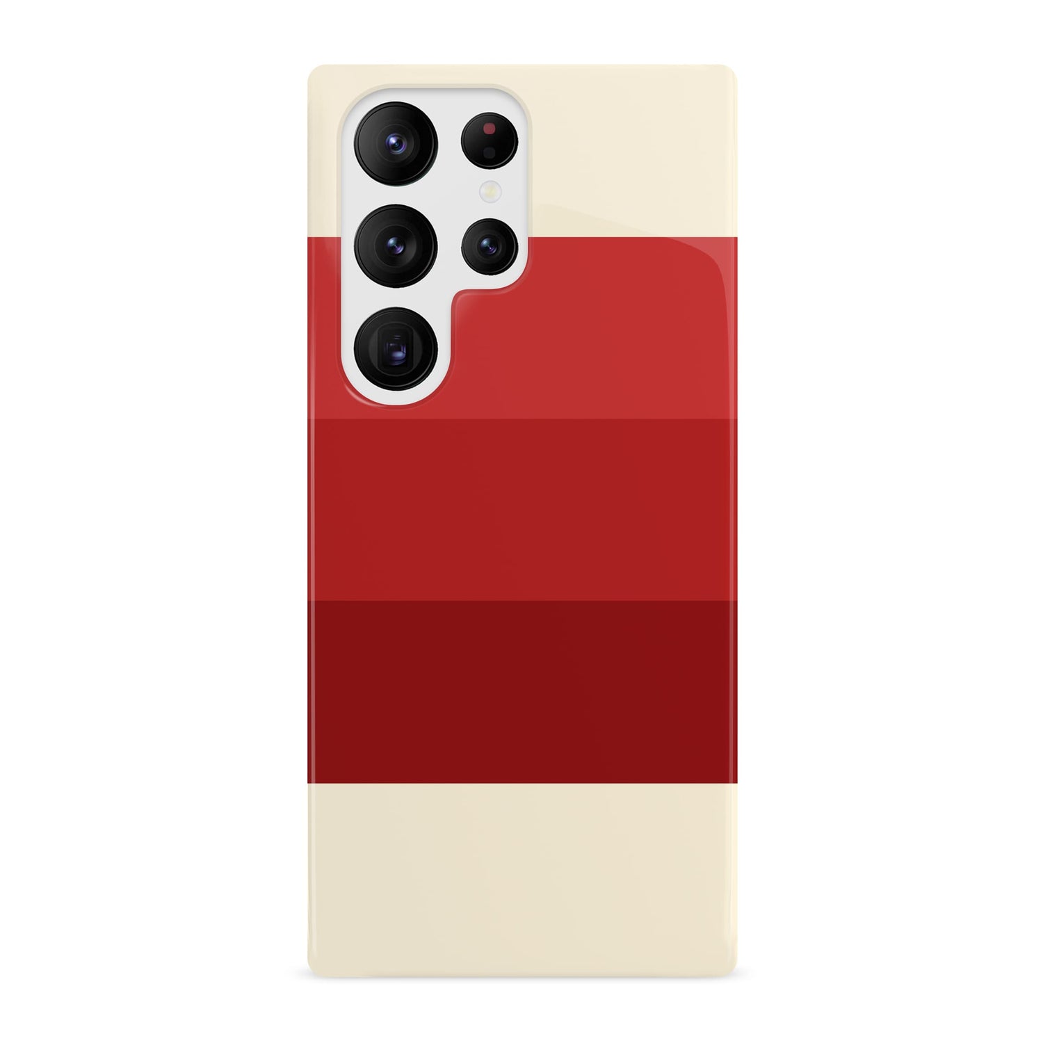 Red Stripe Pattern Case Samsung Galaxy S23 Ultra Phone Case