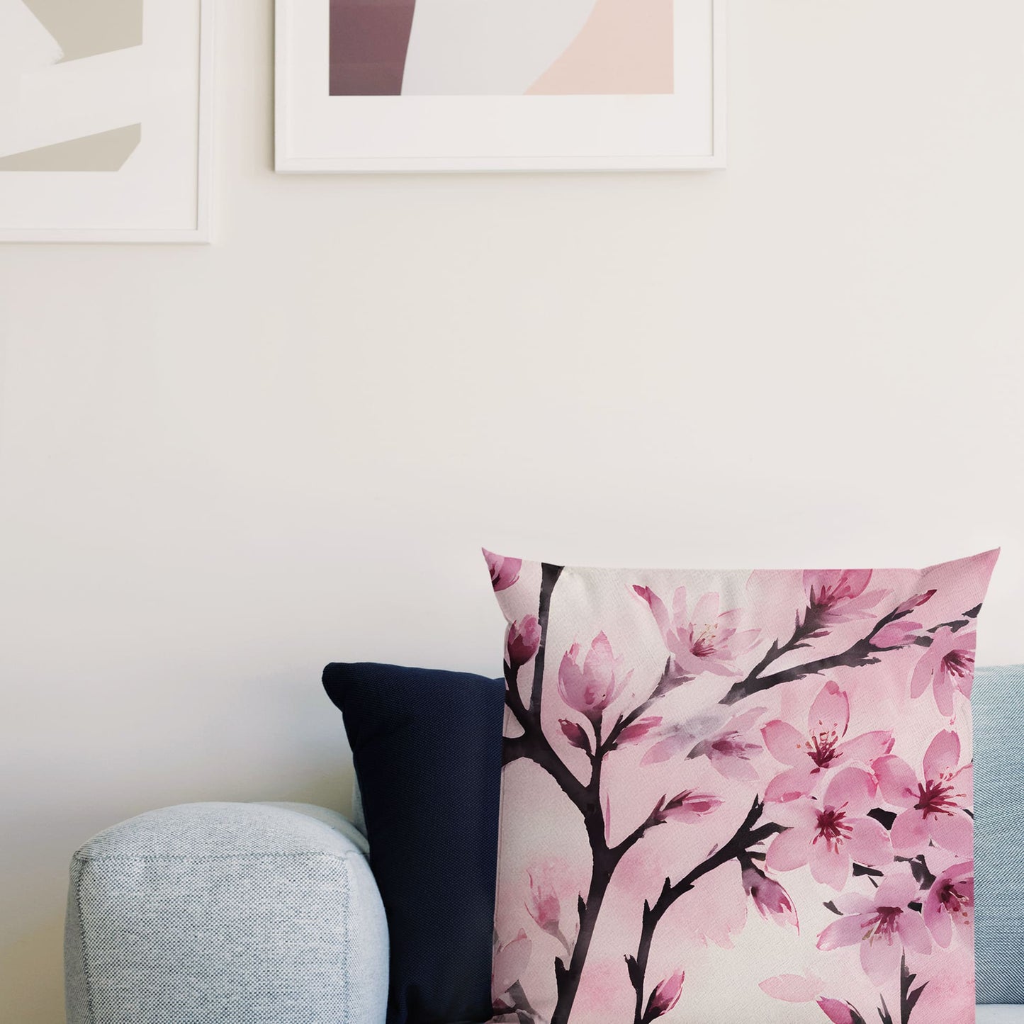 Cherry Blossom Print 45cm Cushion  Cushion