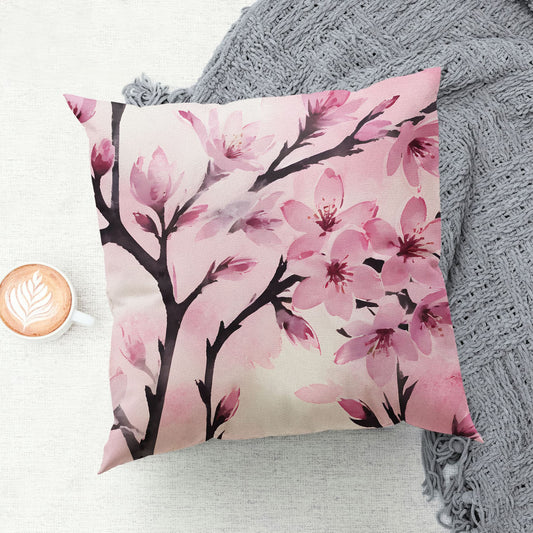 Cherry Blossom Print 45cm Cushion  Cushion
