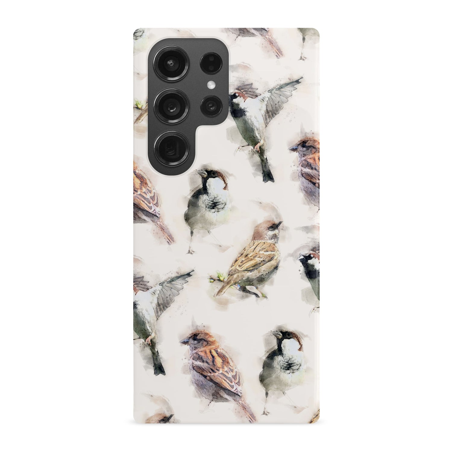 Sparrow Pattern Bird Art Print Case Samsung Galaxy S23 Ultra Phone Case