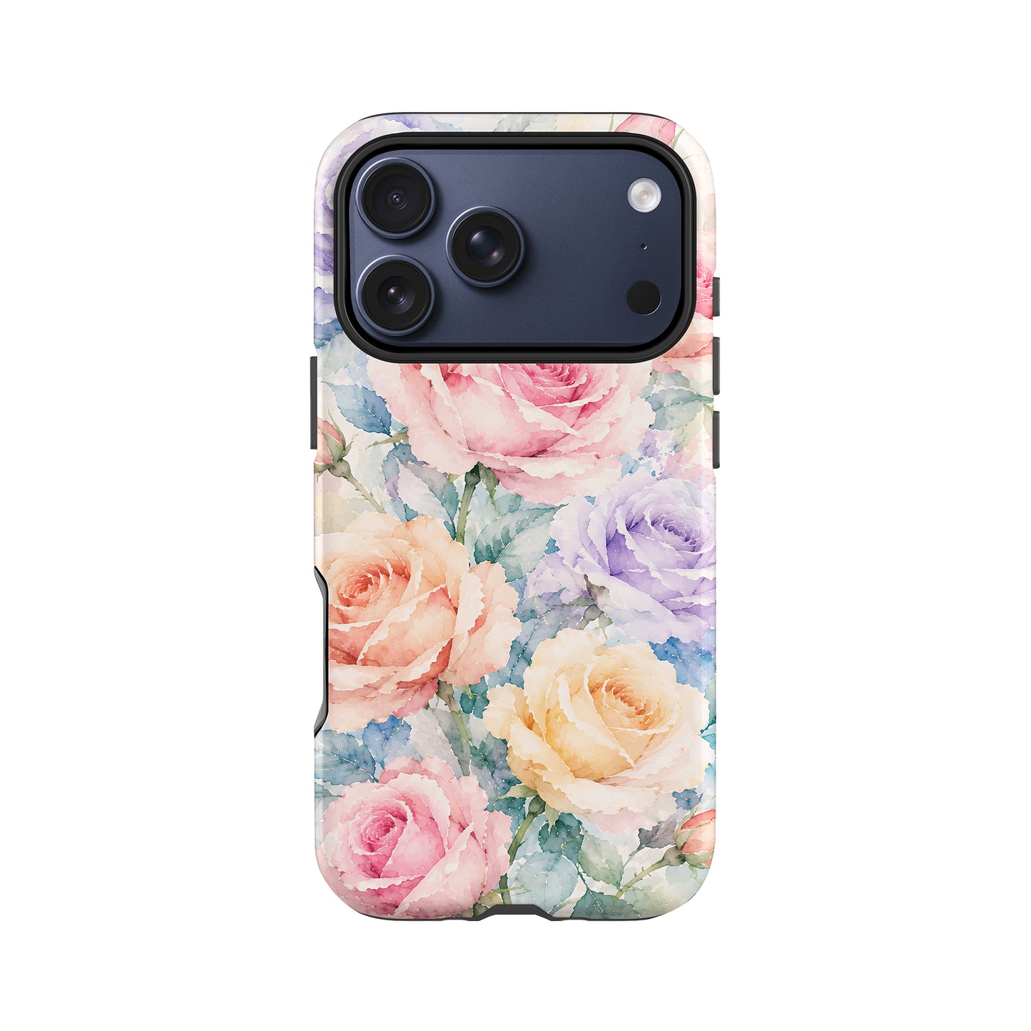 Watercolour Summer Roses Case iPhone 17 Pro Phone Case