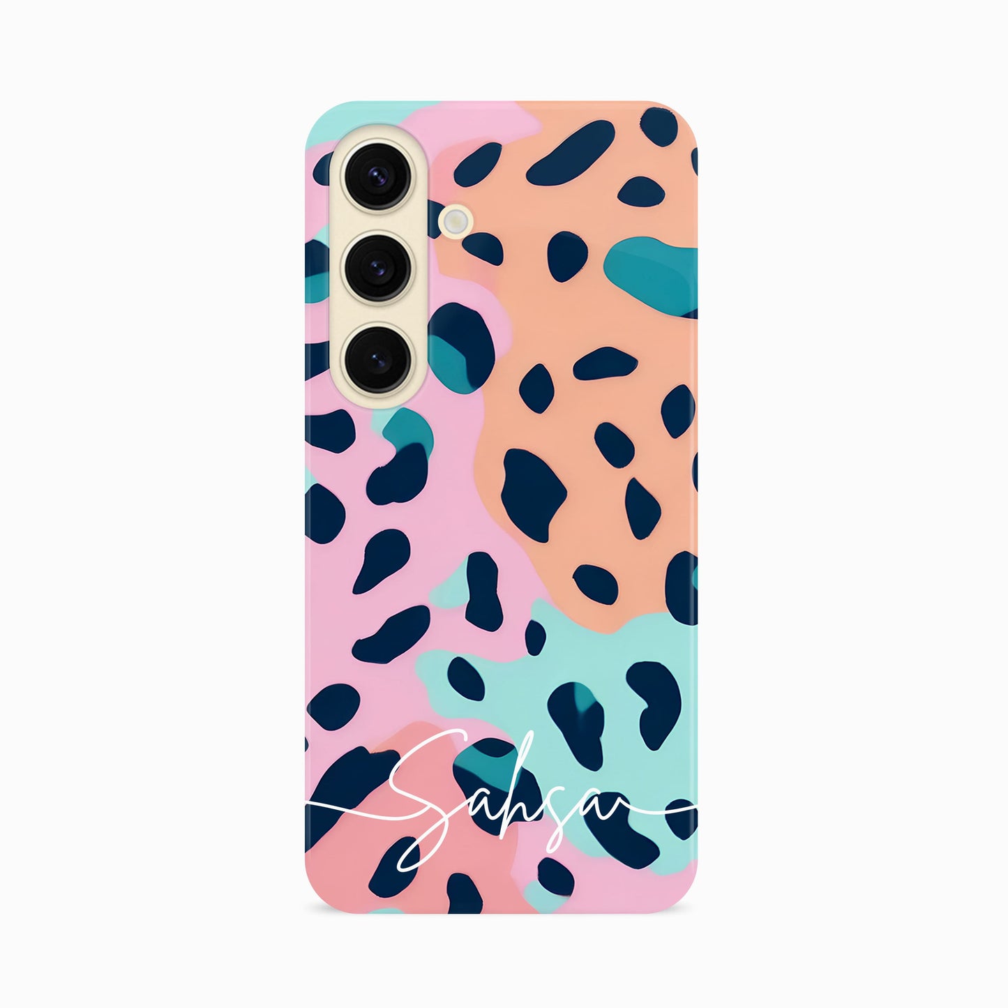 Summer Leopard Print Case Samsung Galaxy S24 Phone Case