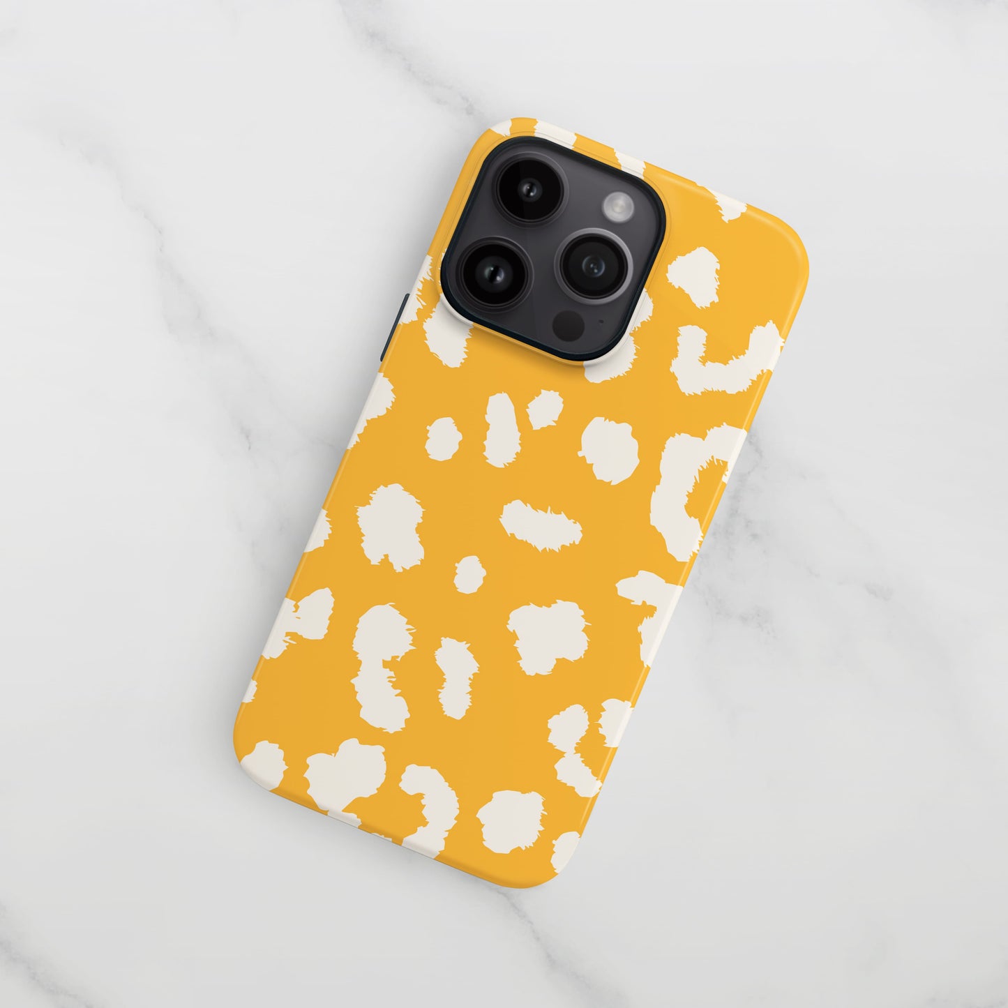 Abstract Yellow Cloud Leopard Print Case  Phone Case