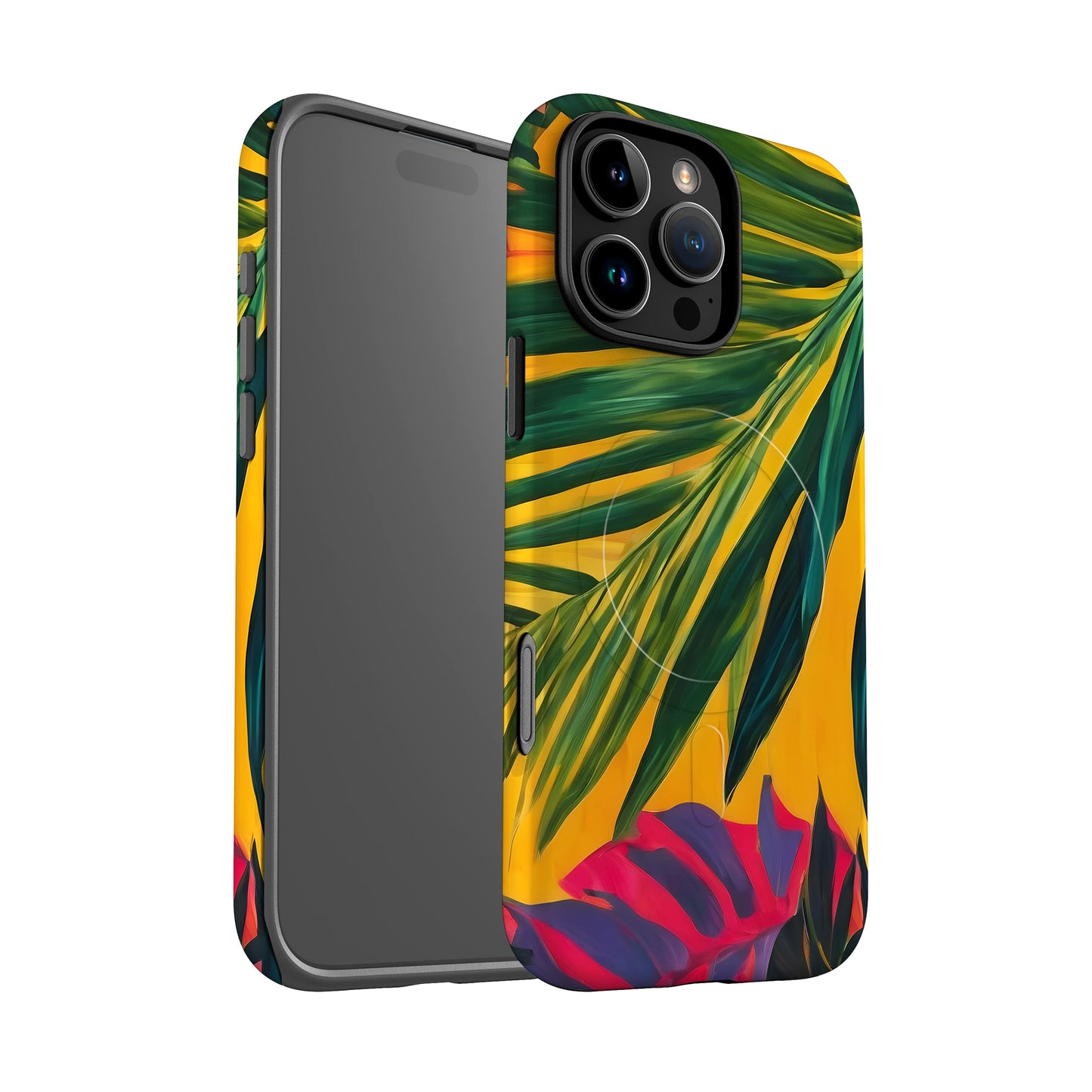 Tropical Floral Print Magsafe Case