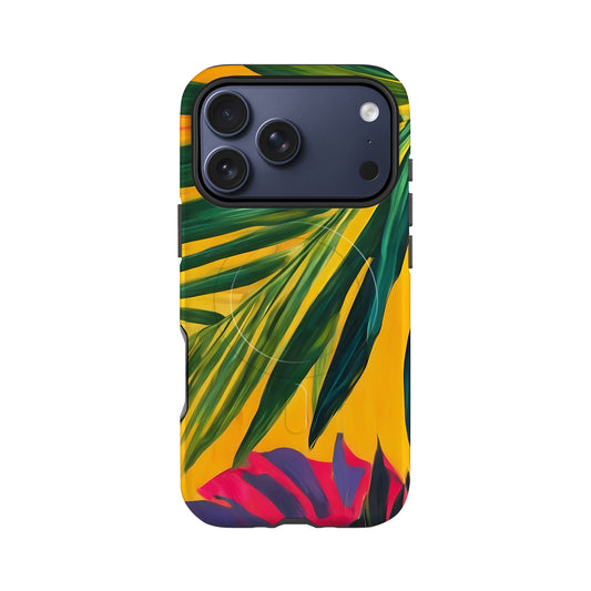 Tropical Floral Print Magsafe Case