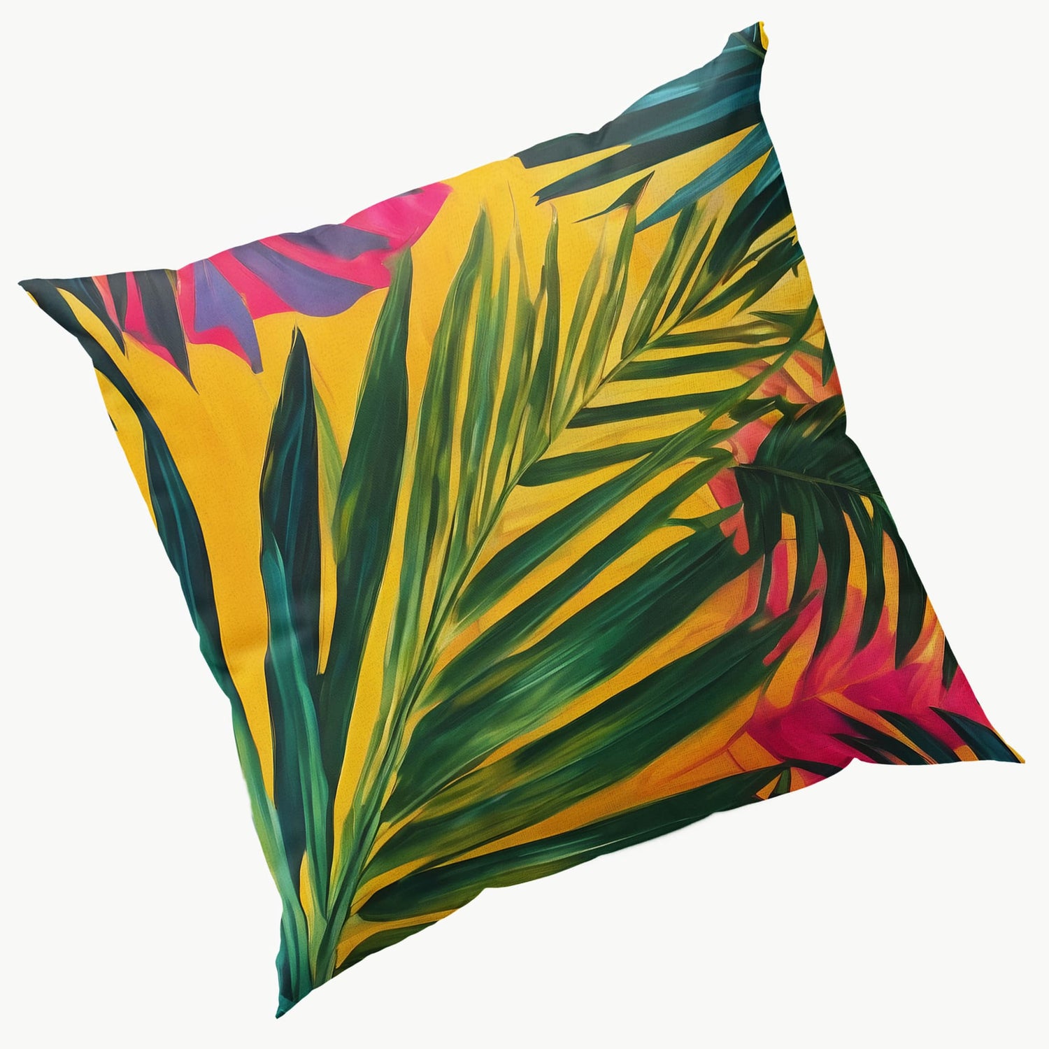 Tropical Palm Leaf Print 45cm Cushion  Cushion