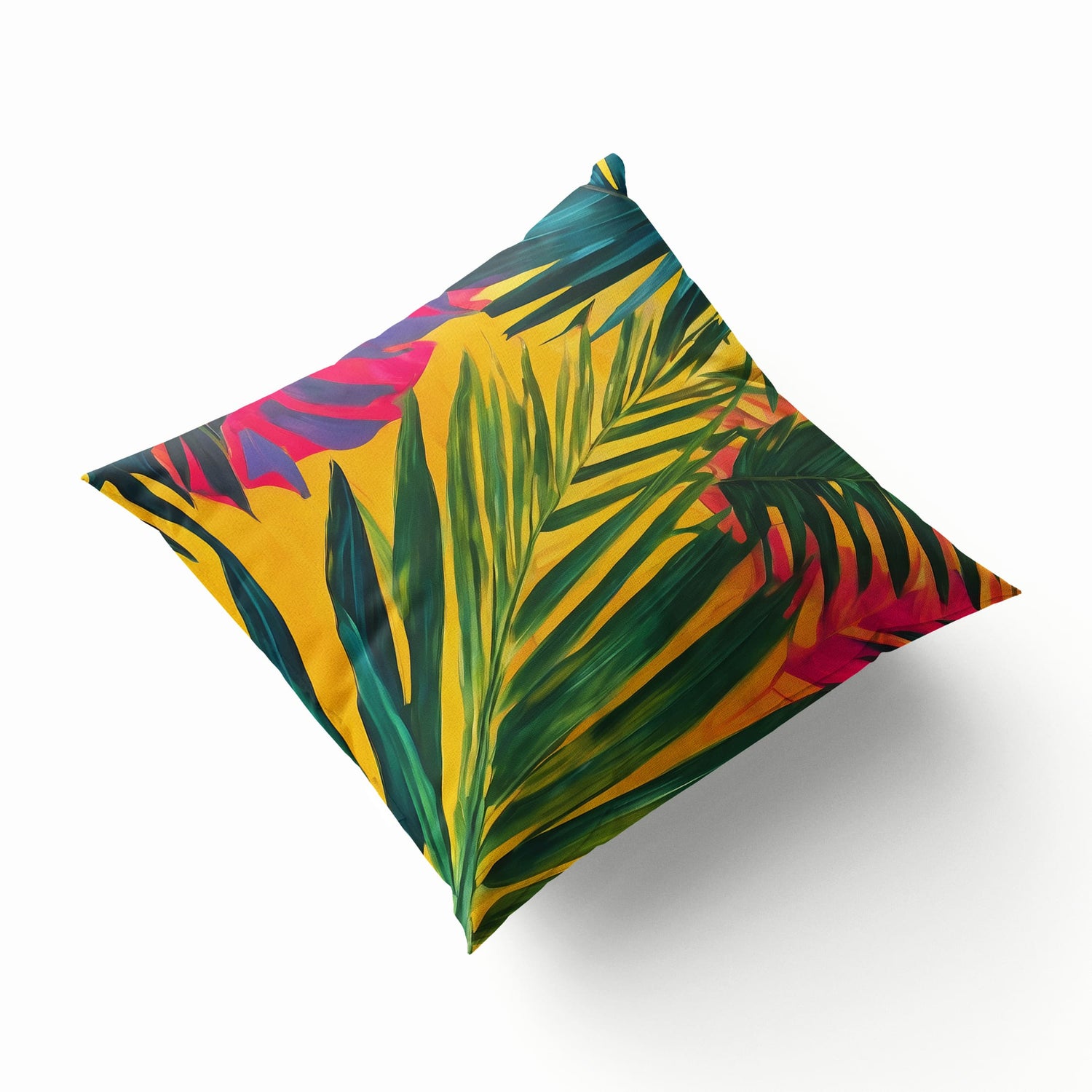 Tropical Palm Leaf Print 45cm Cushion  Cushion