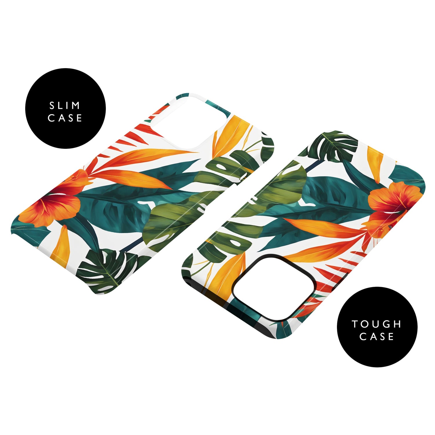 Contemporary Tropical Floral Case  Phone Case