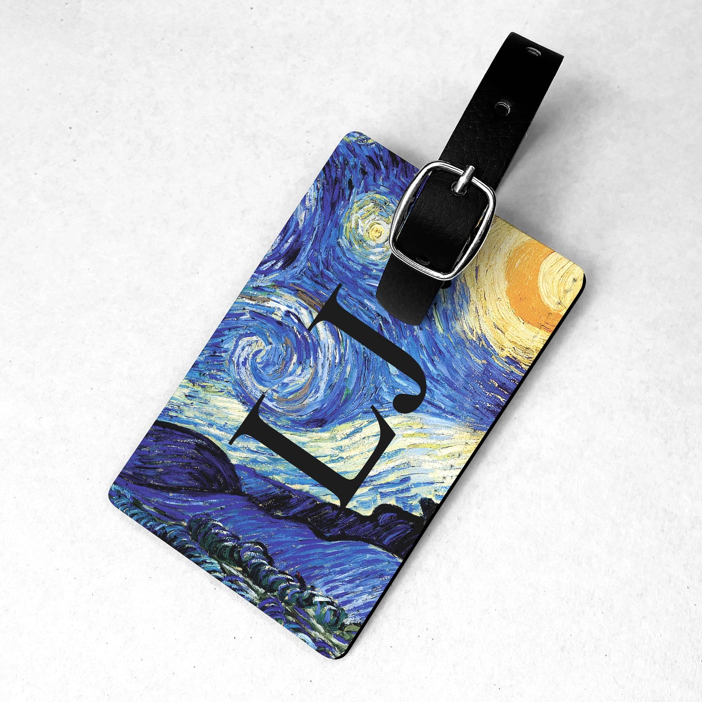 Famous Art Personalised Luggage Tag Starry Night luggage tag