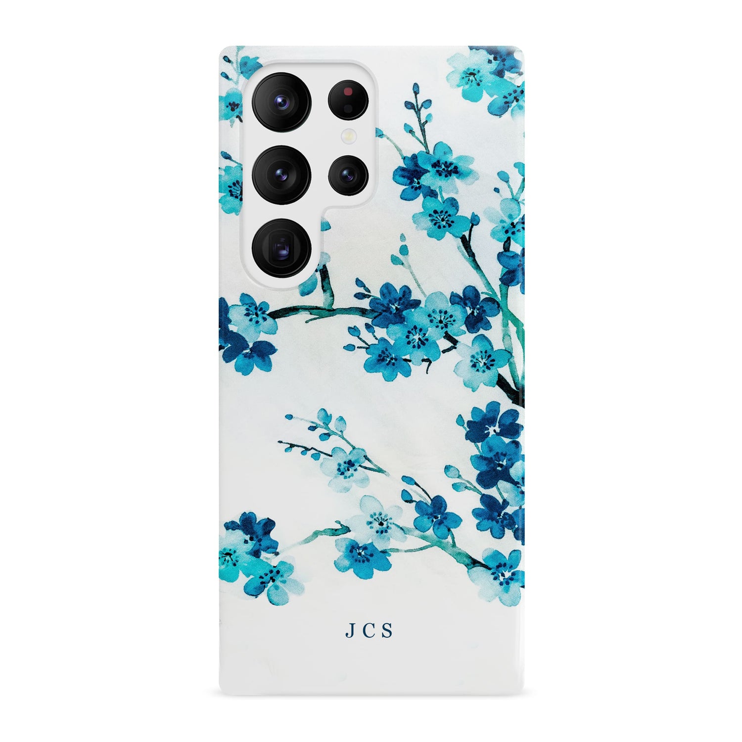 Vintage Blue Floral Art Personalised Case  Phone Case