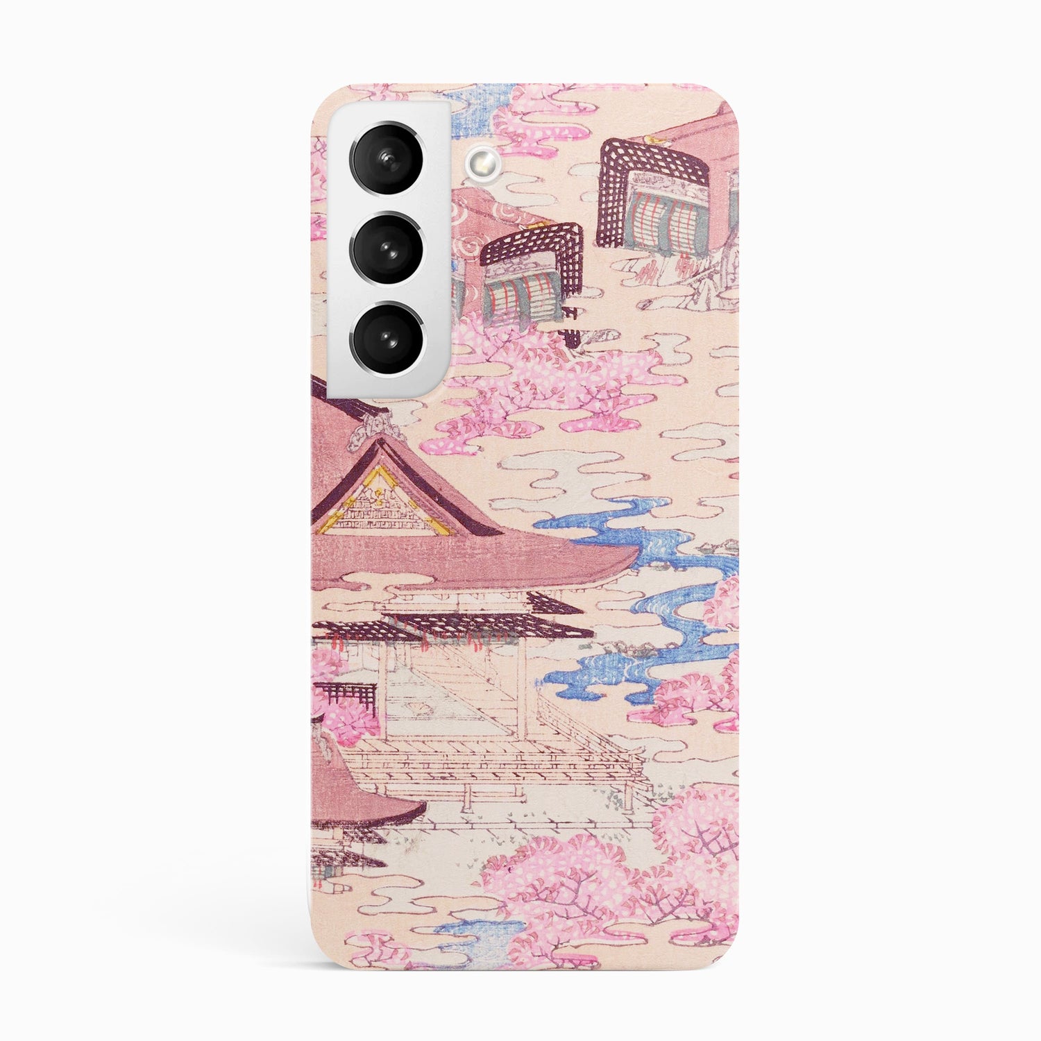 Cherry Blossom Vintage Japanese Print Case Samsung Galaxy S23 Phone Case