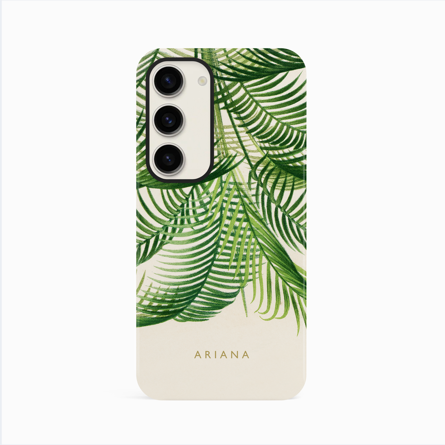 Personalised Vintage Tropical Leaf Case Phone Case