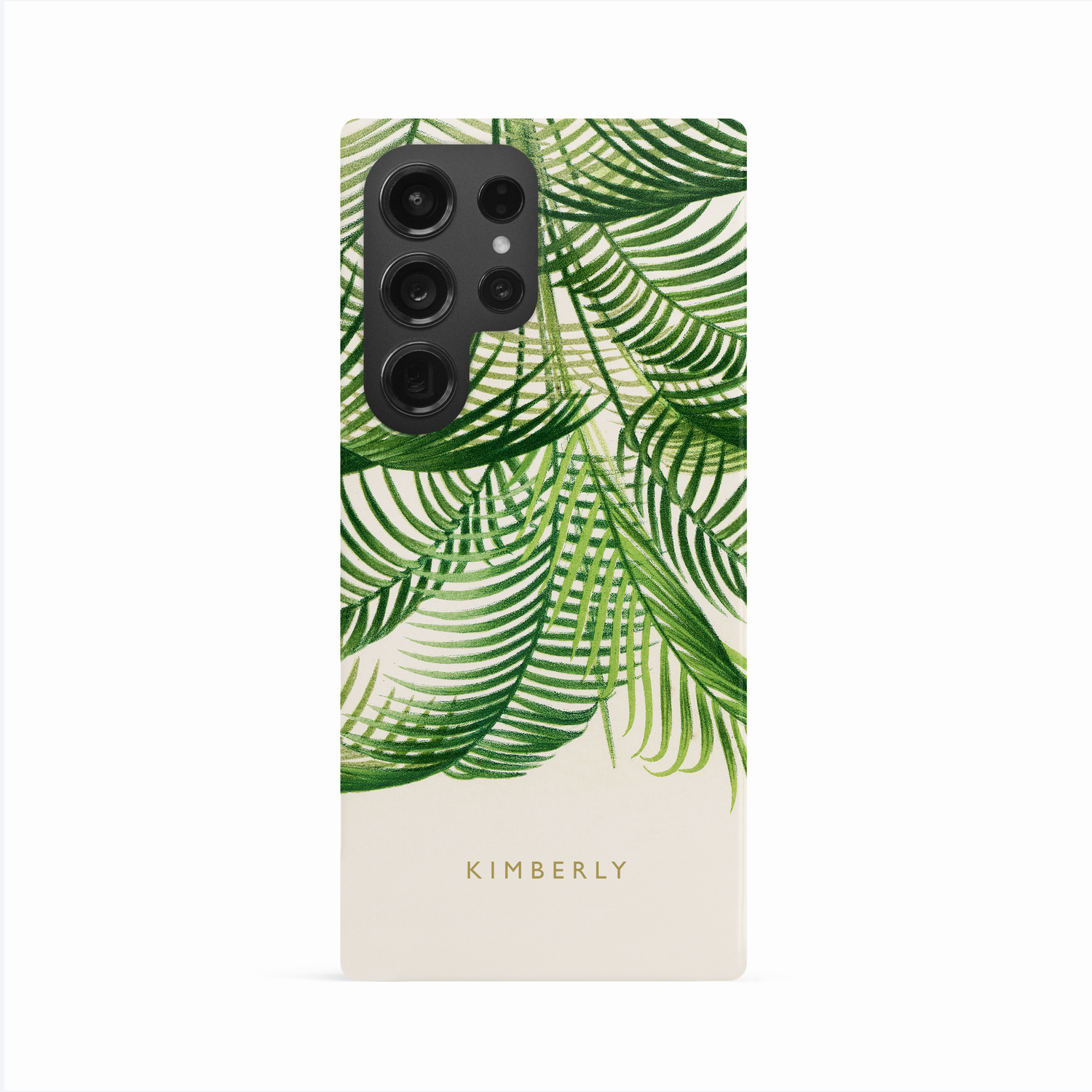 Personalised Vintage Tropical Leaf Case Phone Case