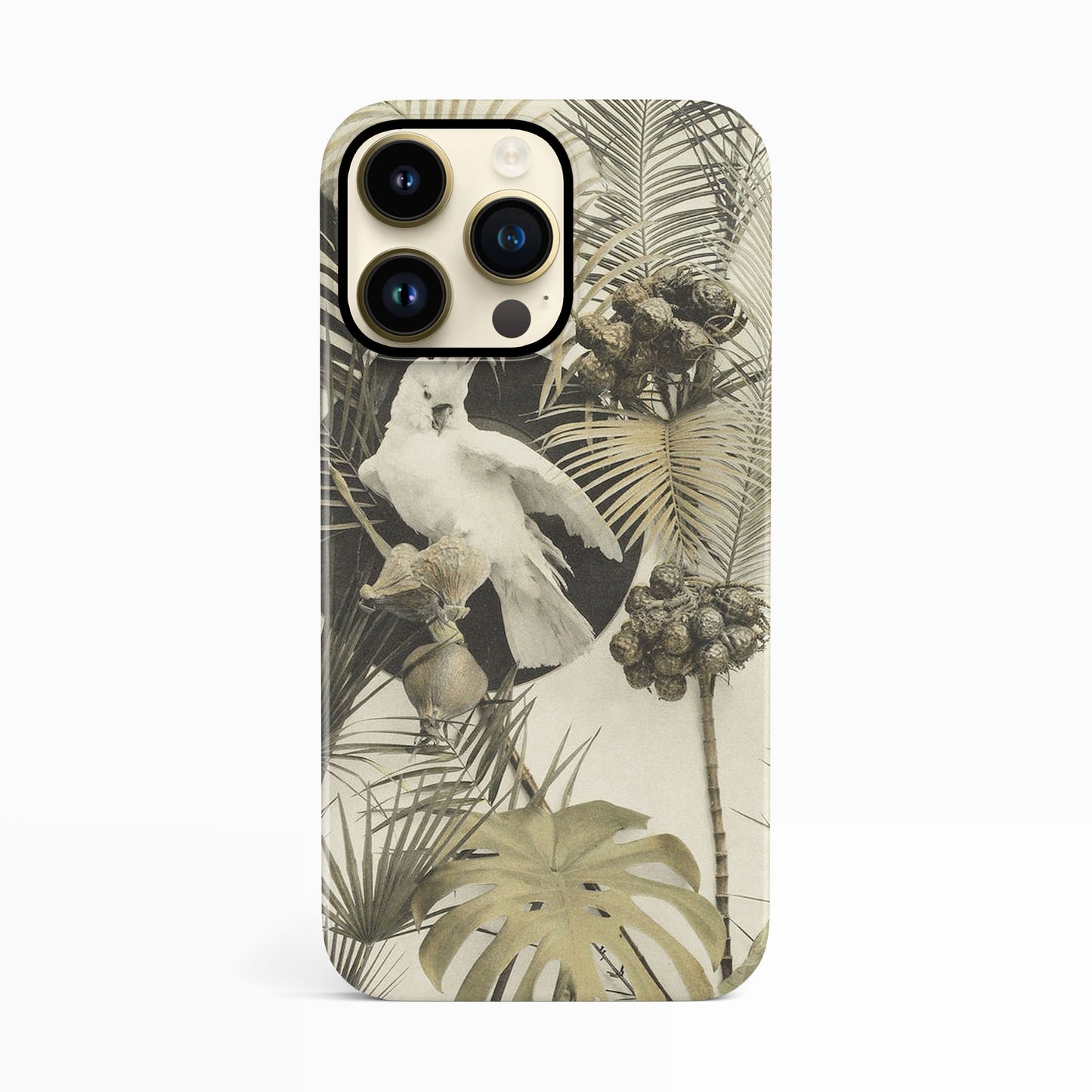 Vintage Tropical Print Case iPhone 14 Phone Case
