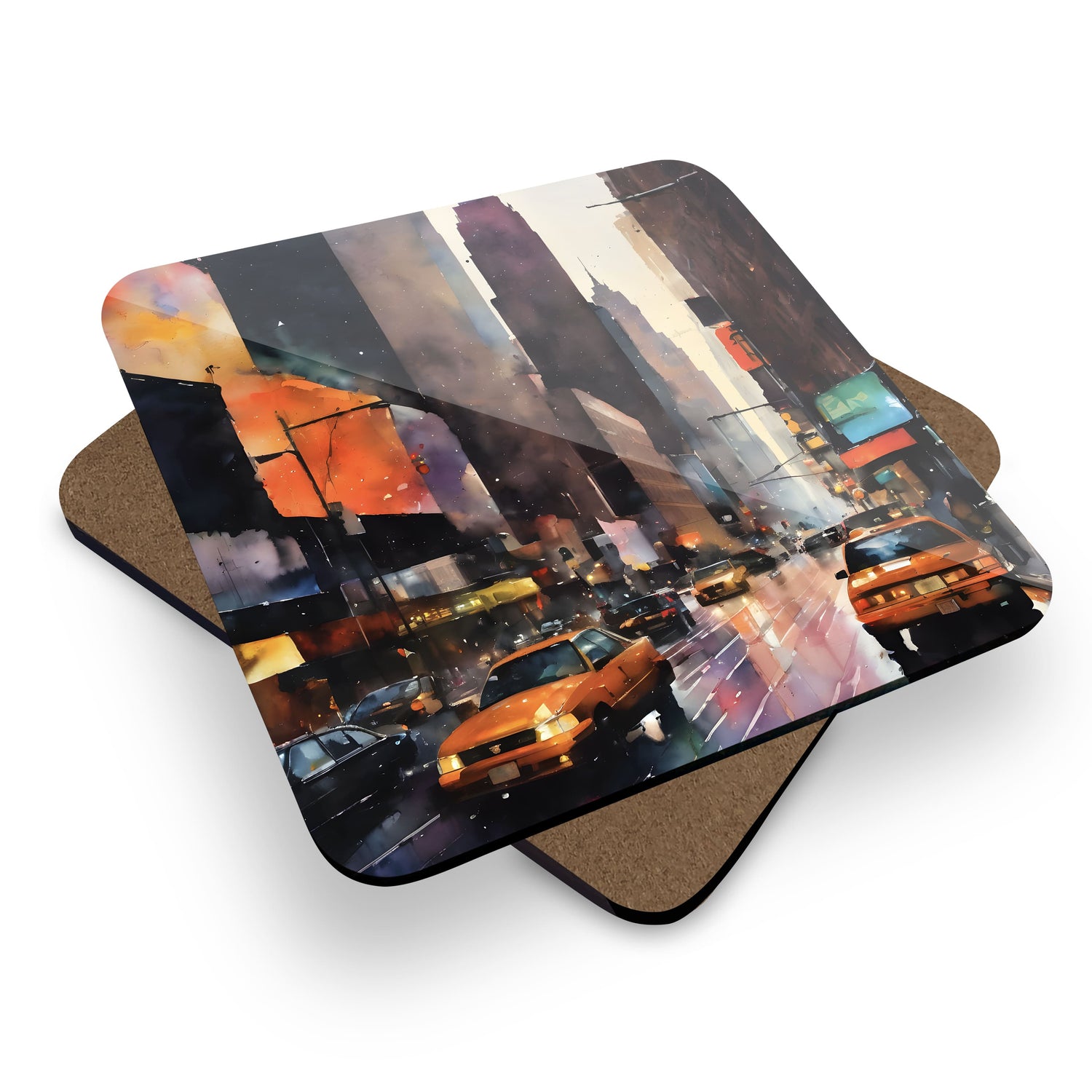 Watercolour New York Art 4 x Coaster Set  Coaster