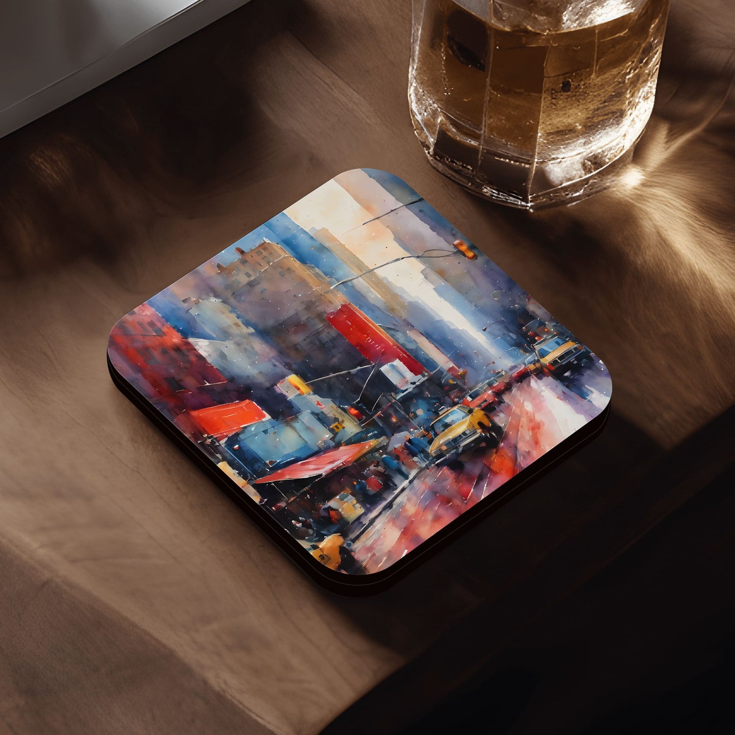 Personalised New York Art Coaster Gift  Coaster