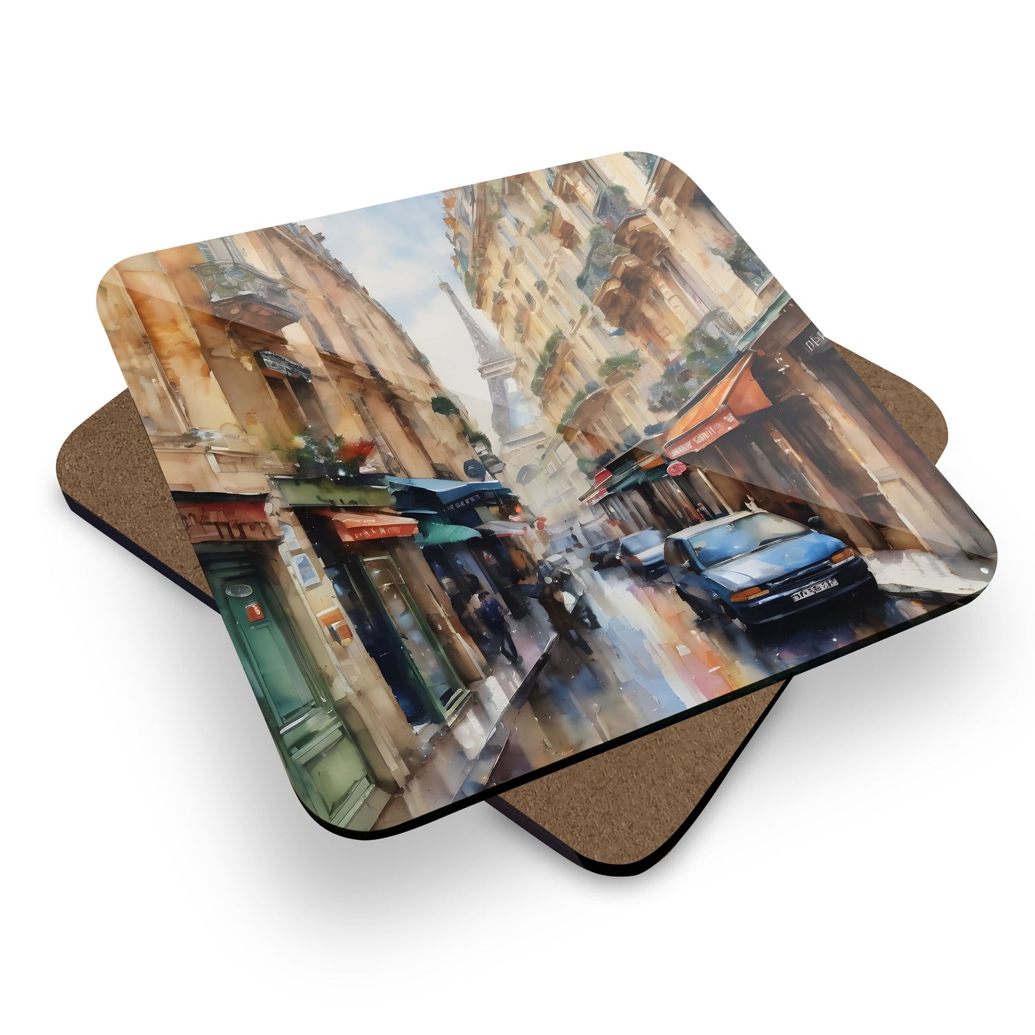 Personalised Paris Art Coaster Gift  Coaster