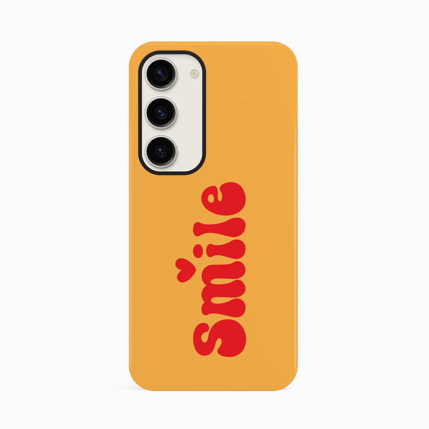 Yellow Red Personalised Retro Name Case Samsung Galaxy S23 Phone Case