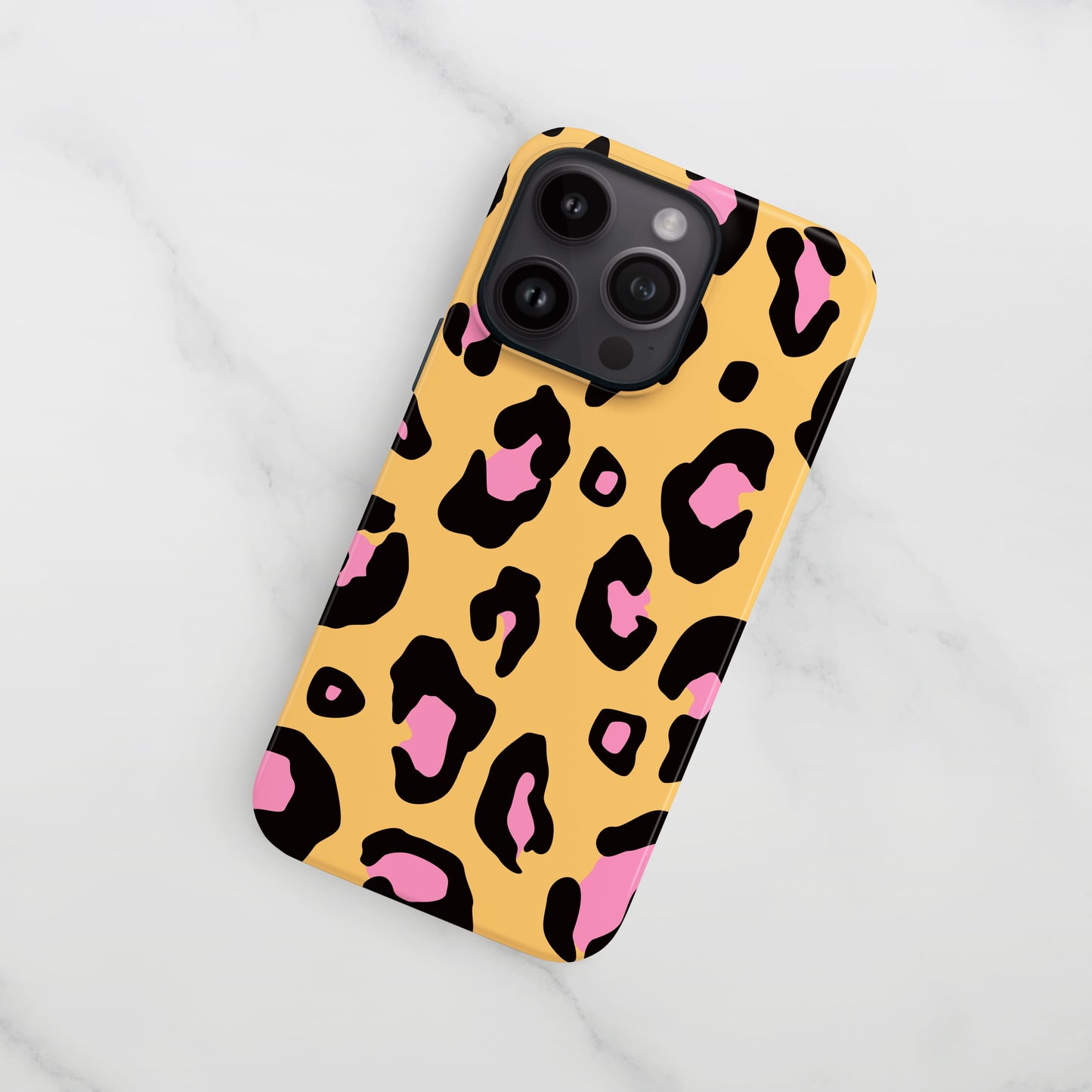 Yellow Pink Leopard Spot Pattern Case  Phone Case