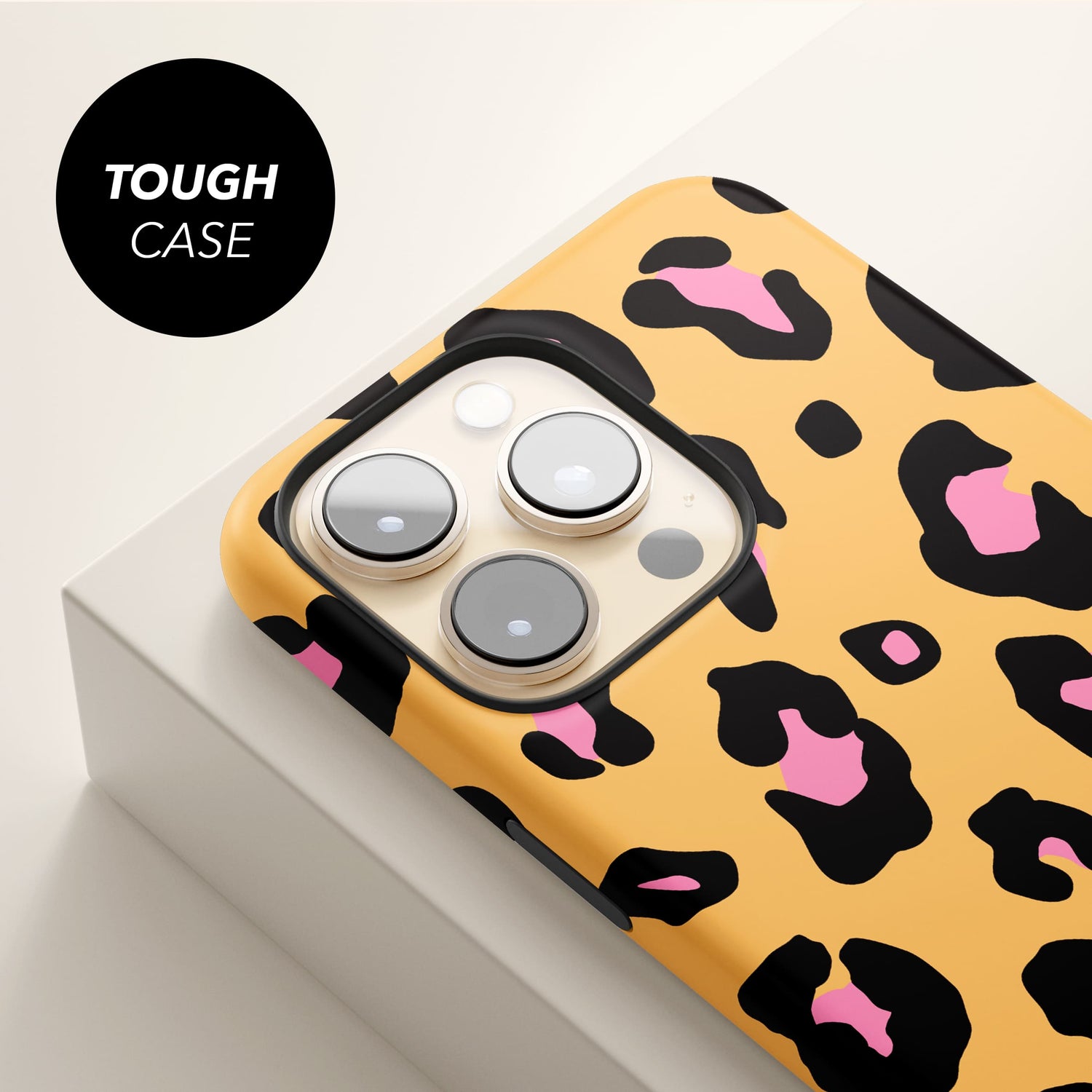 Yellow Pink Leopard Spot Pattern Case  Phone Case