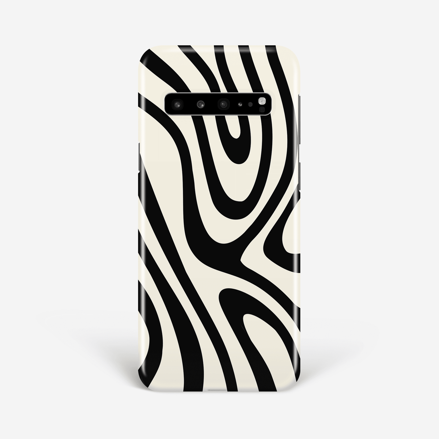 Black Swirl Phone Case Samsung Galaxy S10 Phone Case