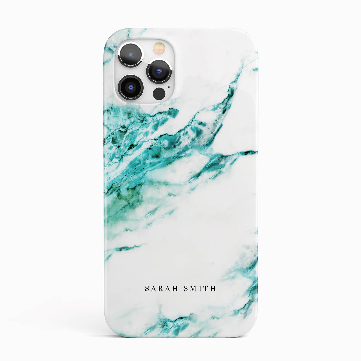 Aqua Blue Marble Phone Case