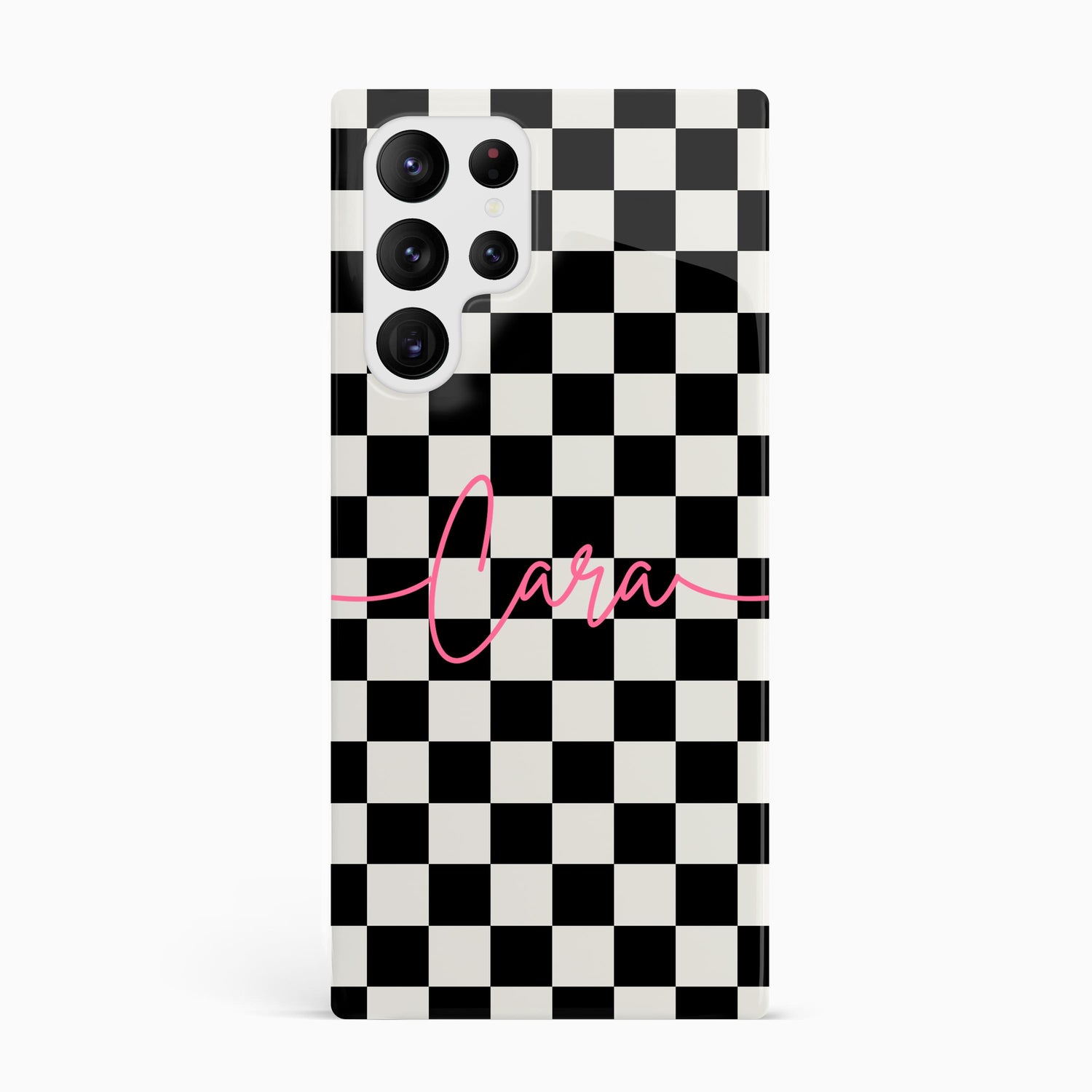 Personalised Checkerboard Phone Case Samsung Galaxy S22 Ultra Phone Case