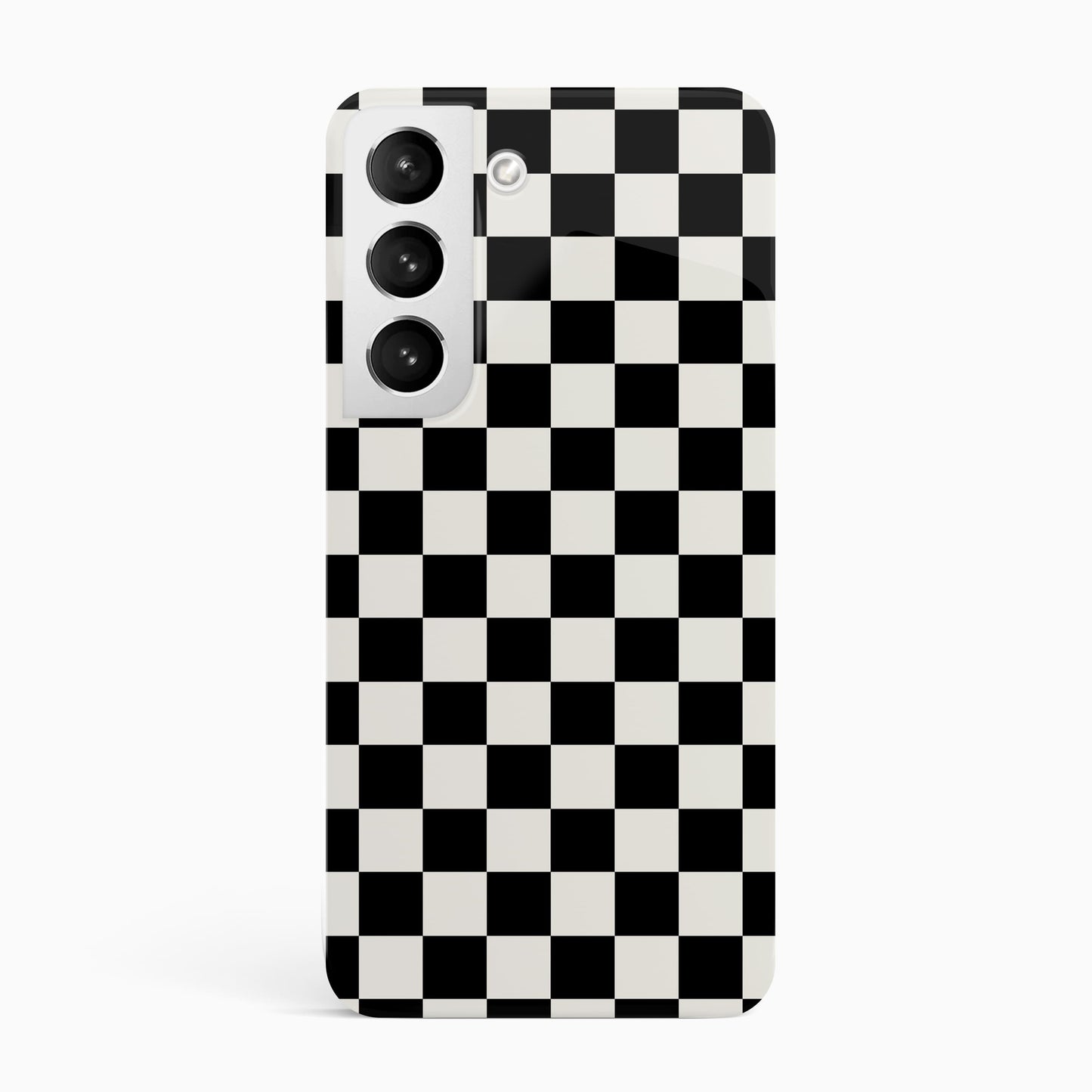 Black Checkerboard Phone Case Samsung Galaxy S22 Phone Case
