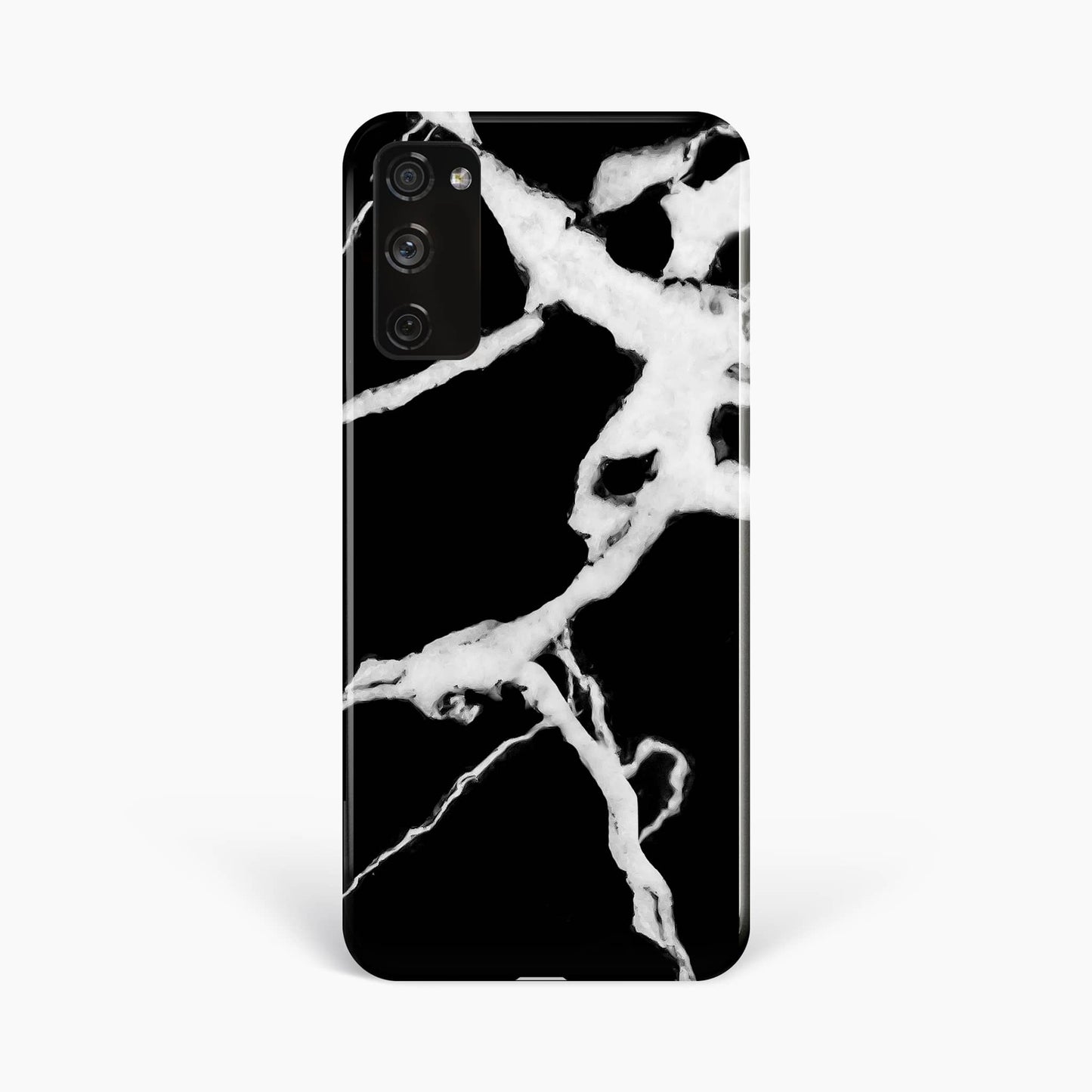 Black Marble Print Phone Case Samsung Galaxy S20 Phone Case