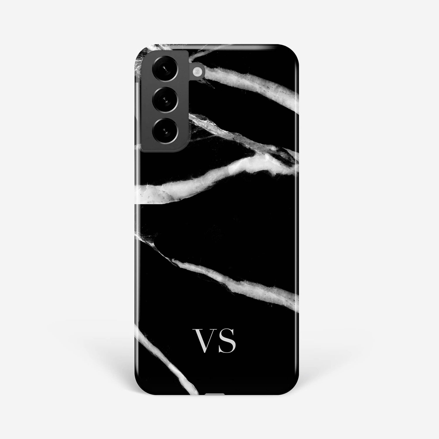 Black and White Marble Phone Case Samsung Galaxy S22 Phone Case