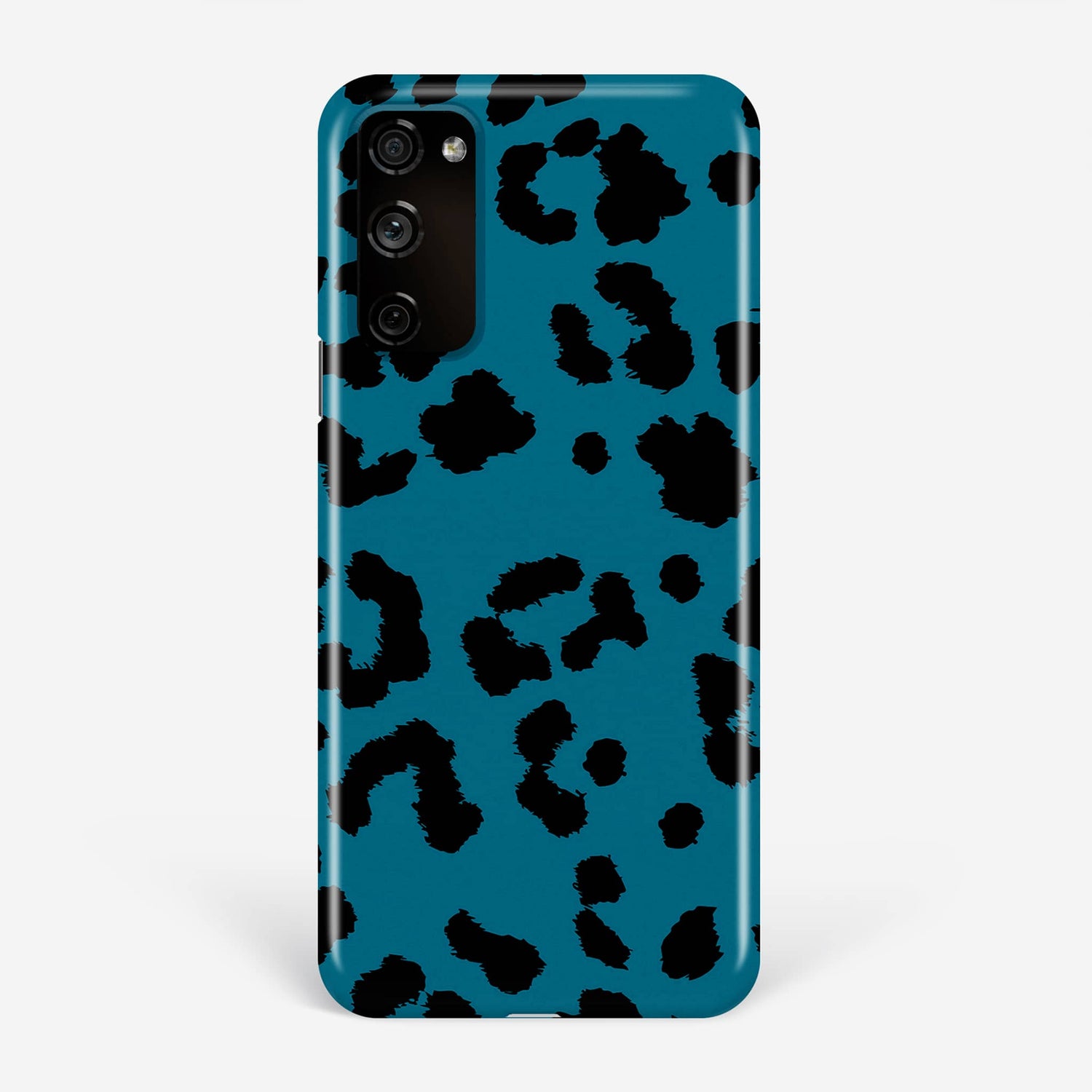 Blue Leopard Print Phone Case Samsung Galaxy S20 Phone Case