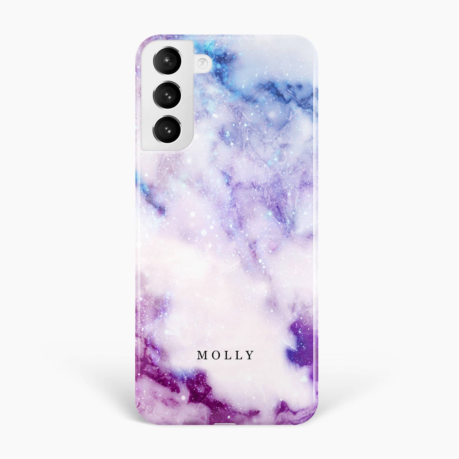 Purple Storm Marble Phone Case Samsung Galaxy S22 Phone Case