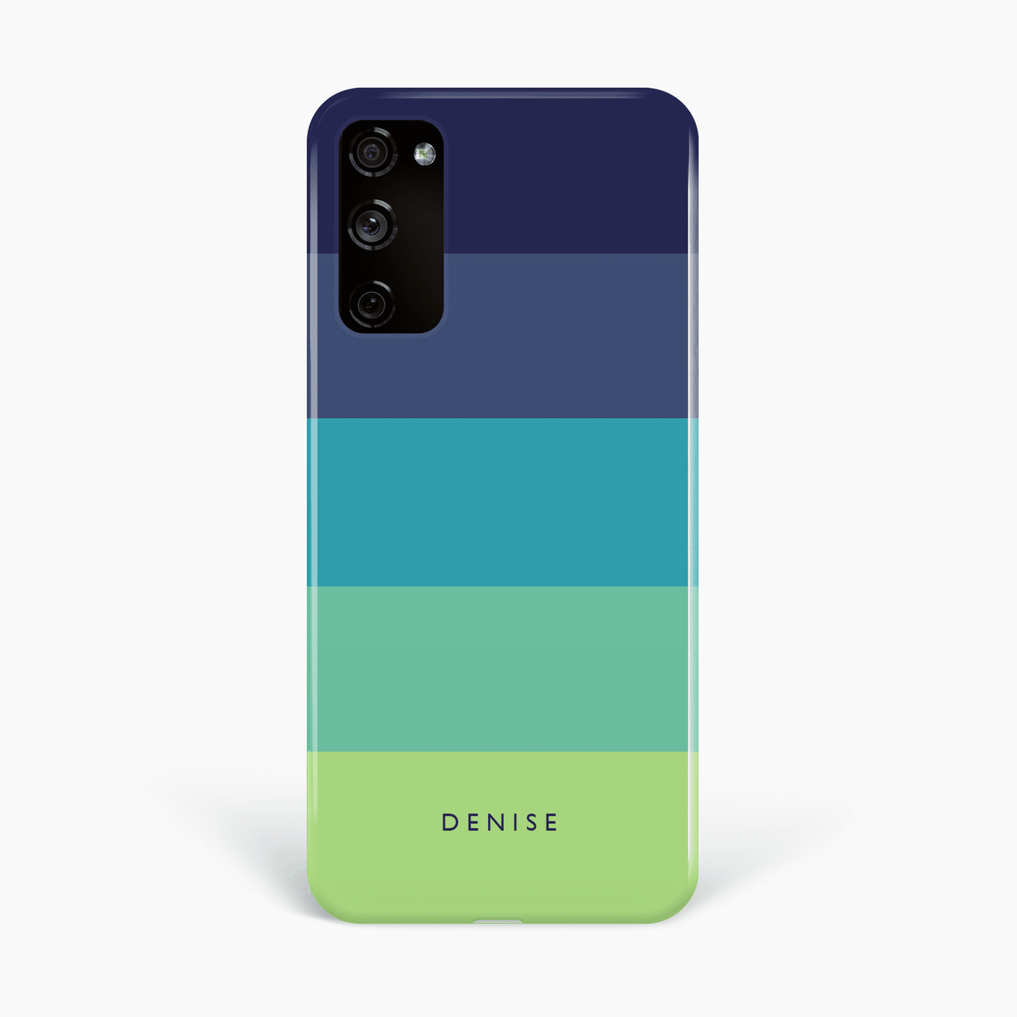 Blue Turtle Stripes Phone Case Samsung Galaxy S20 Phone Case