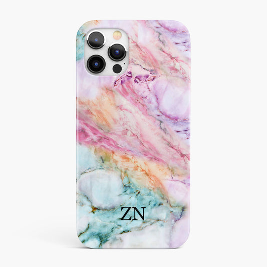 Rainbow Candy Marble Personalised Phone Case iPhone 13 Phone Case