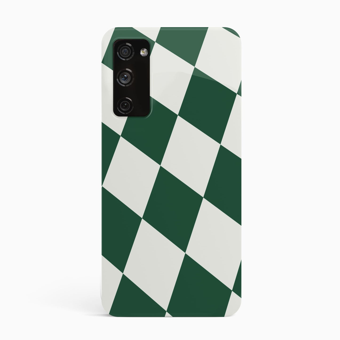 Green Checkerboard Phone Case Samsung Galaxy S20 Phone Case