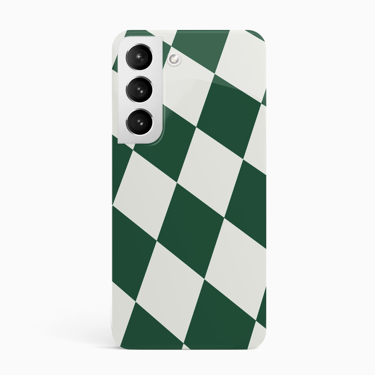 Green Checkerboard Phone Case Samsung Galaxy S22 Phone Case