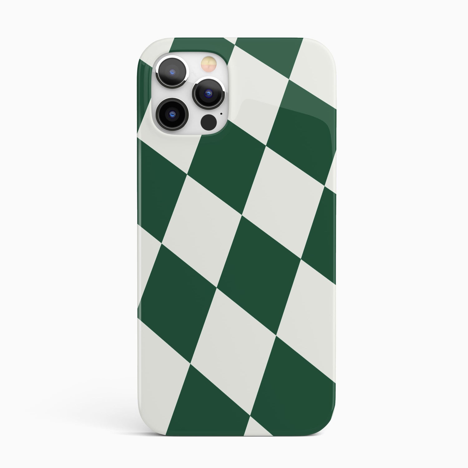 Green Checkerboard Phone Case iPhone 13 Phone Case
