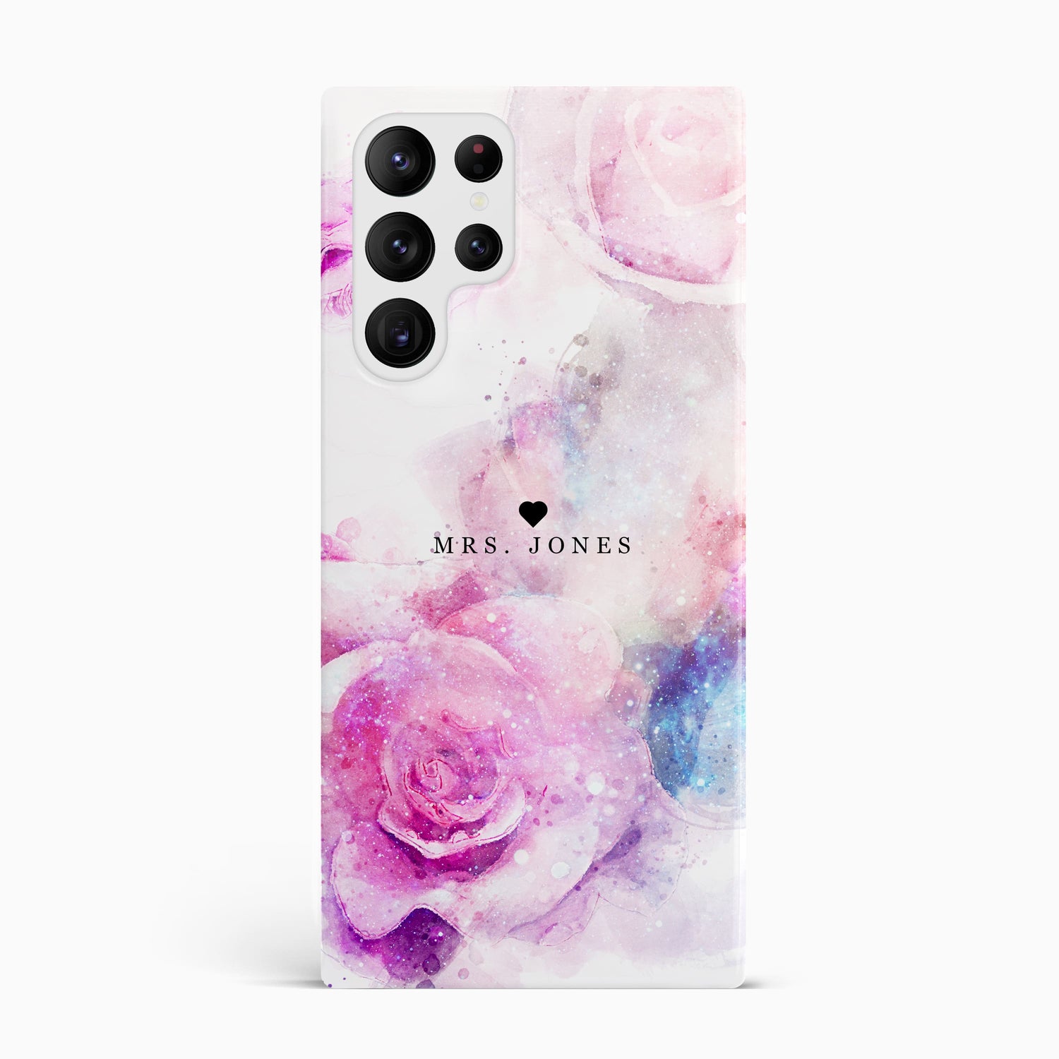 Cosmic Floral Print Personalised Phone Case Samsung Galaxy S22 Ultra Phone Case