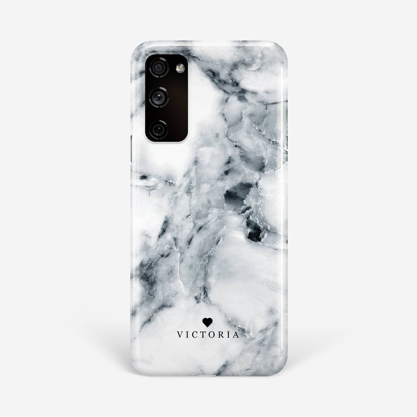 Dark Grey Marble Personalised Phone Case Samsung Galaxy S20 Phone Case