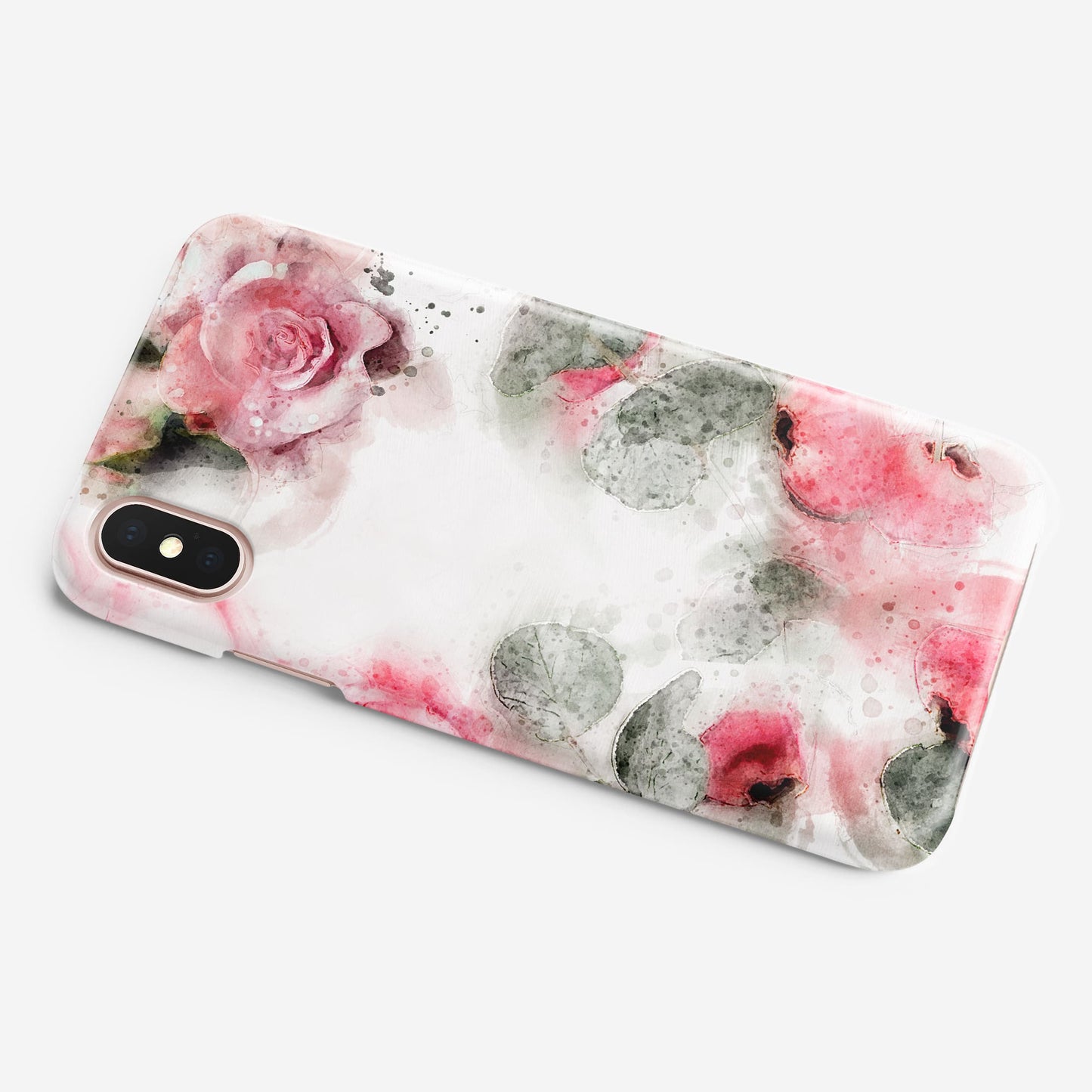 Personalised Rose Floral Print Phone Case  Phone Case
